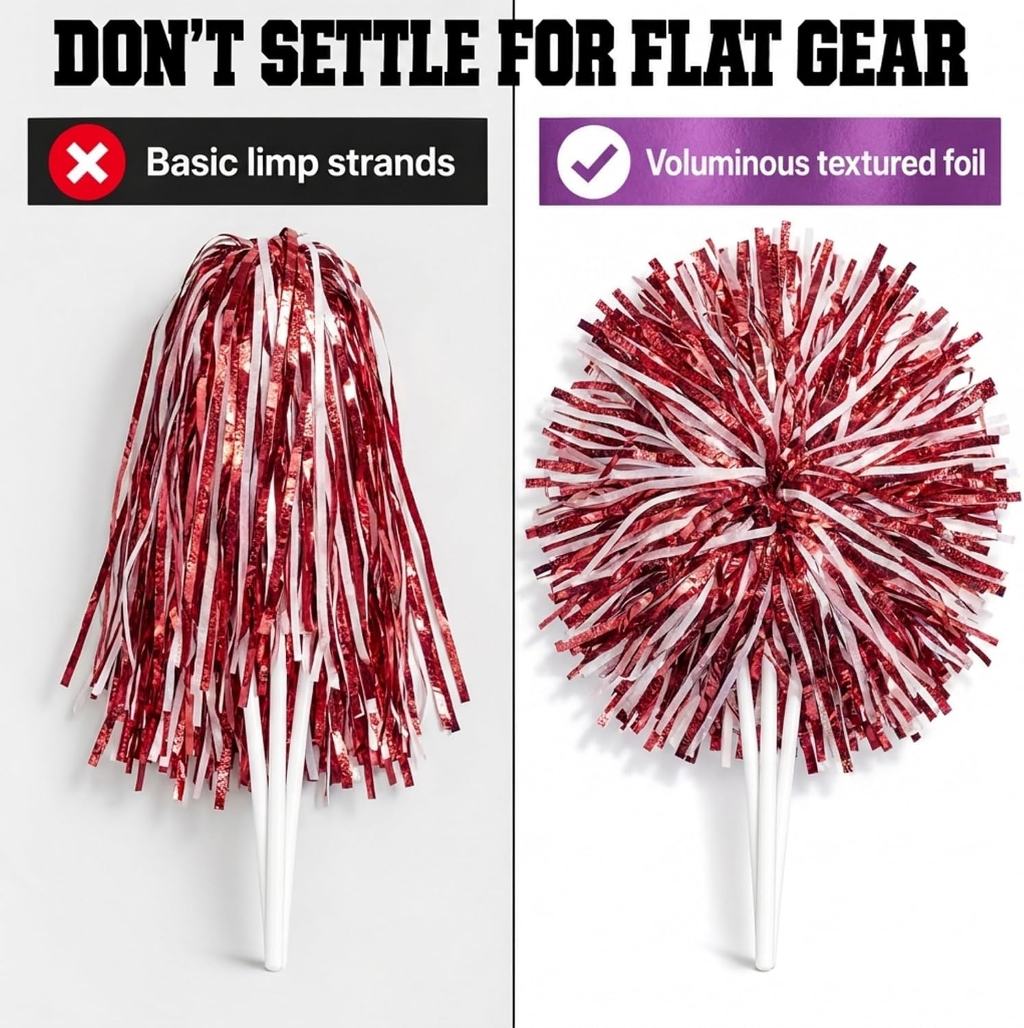 Detalle 2 de Anderson's Metallic Pom Poms Pack of 10
