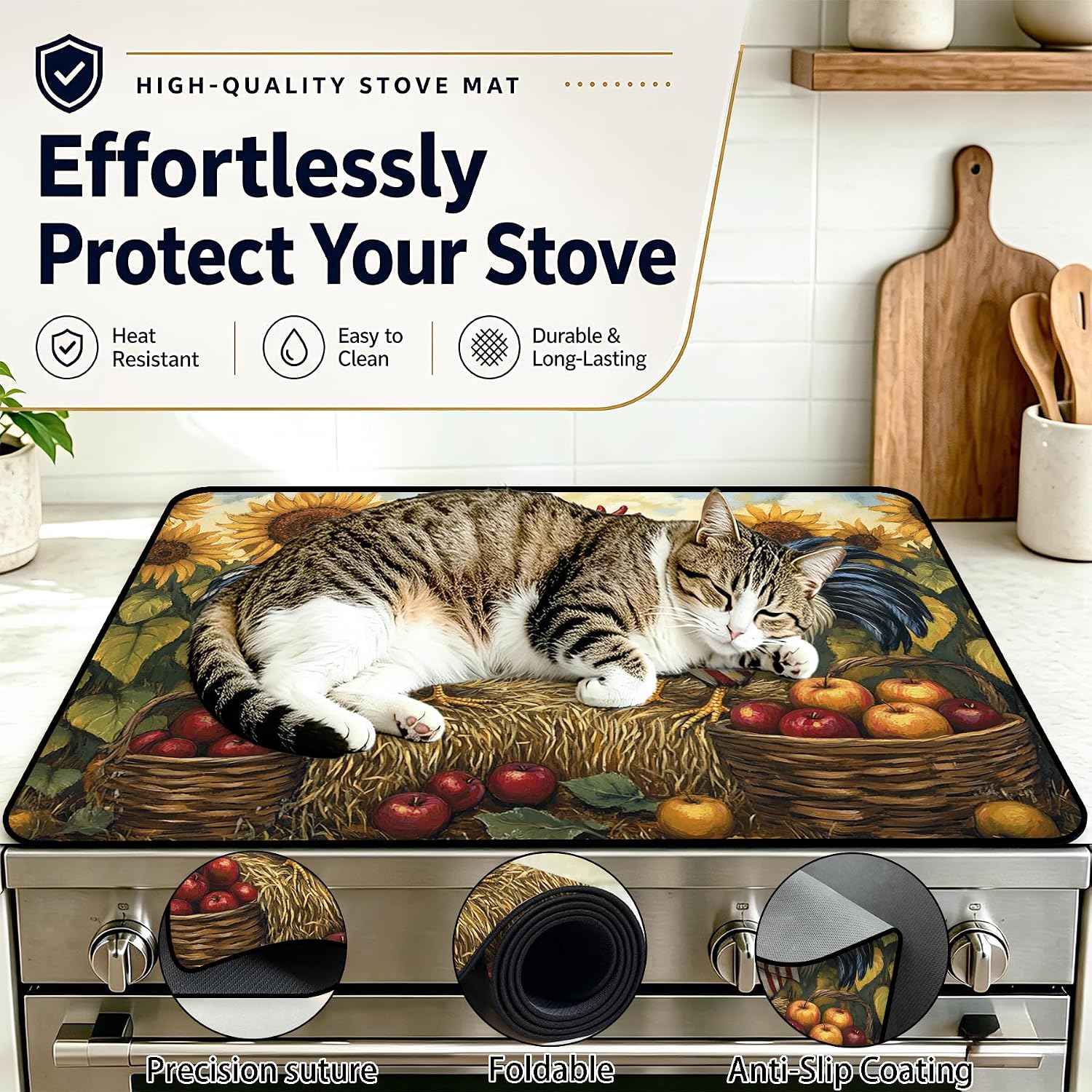 Thumbnail 4 de Electric Stove Top Cover 28 x 20 Inches