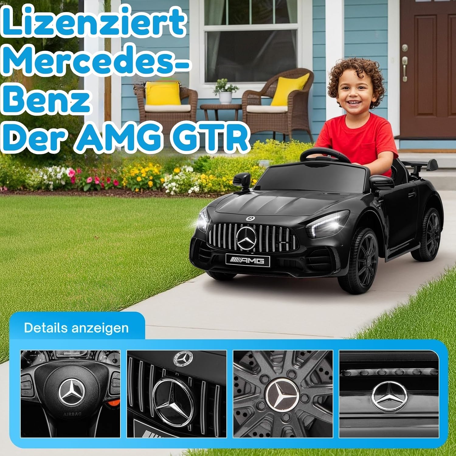 Thumbnail 4 de LEADZM 12V Kinder Elektroauto mit Fernbedienung