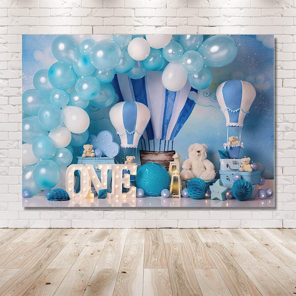 Thumbnail 3 de MEHOFOND 10x7ft Blue Boy Photography Backdrop