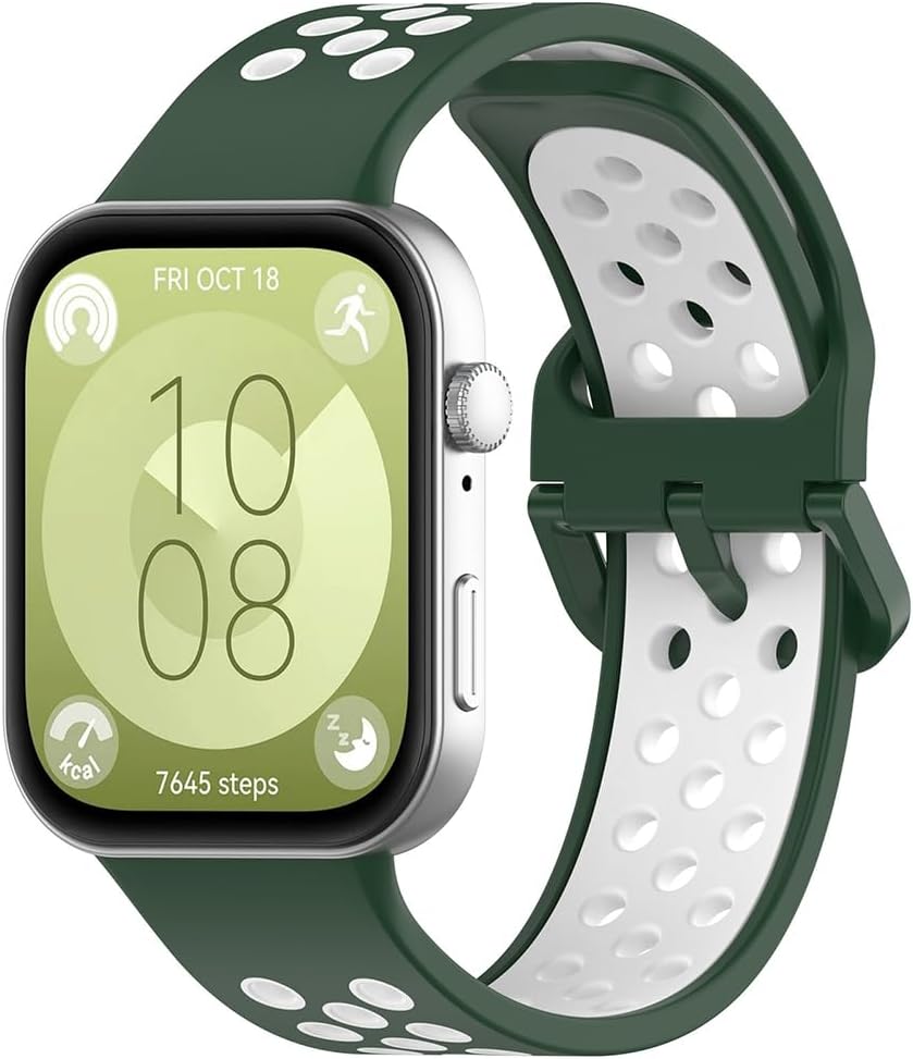 Thumbnail 6 de Breathable Silicone Watch Strap for Huawei Watch Fit 3/4/5 Series