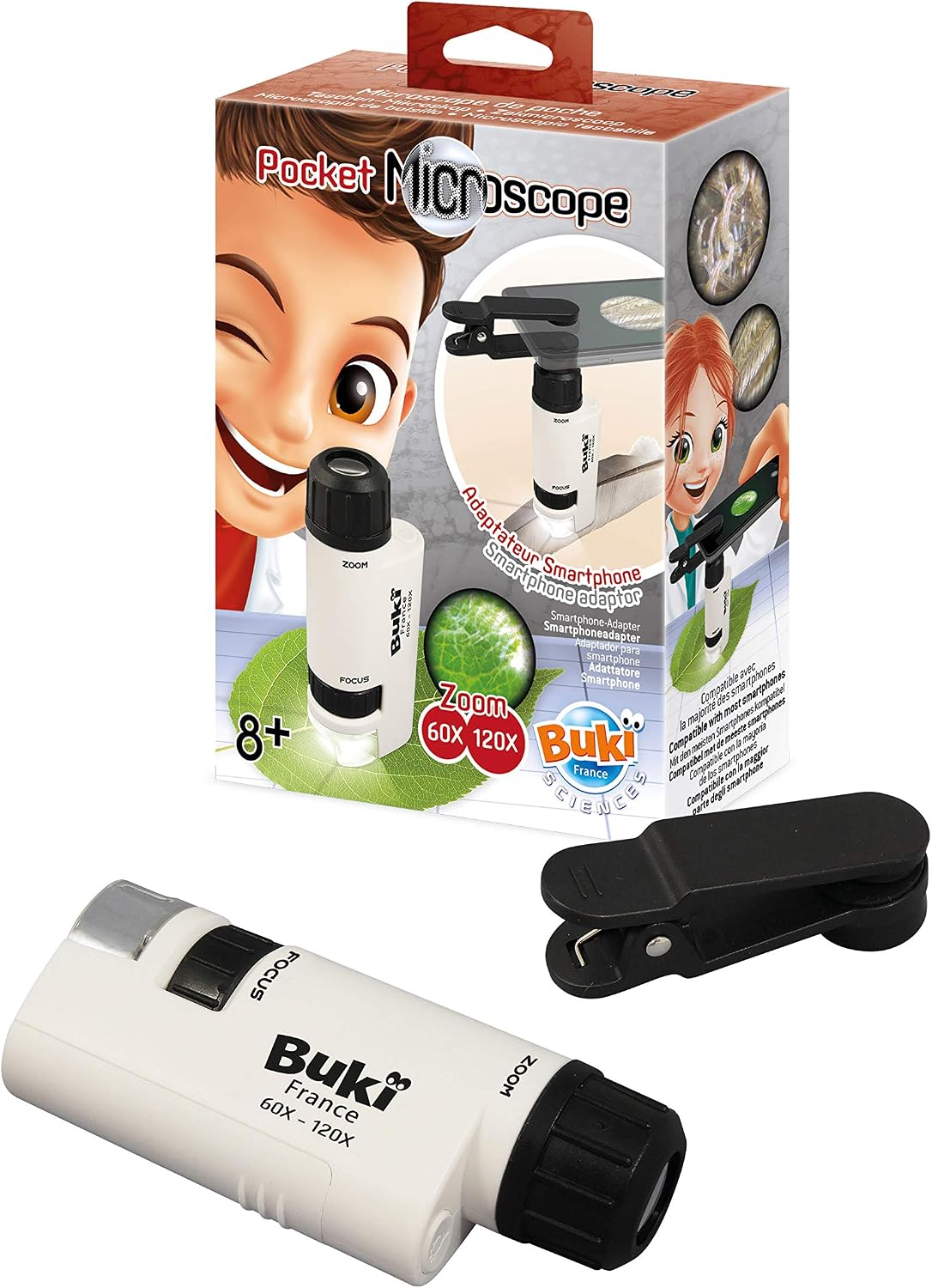 Detalle de Buki MR200 — Loupe de poche pour découvrir le monde minuscule, blanc