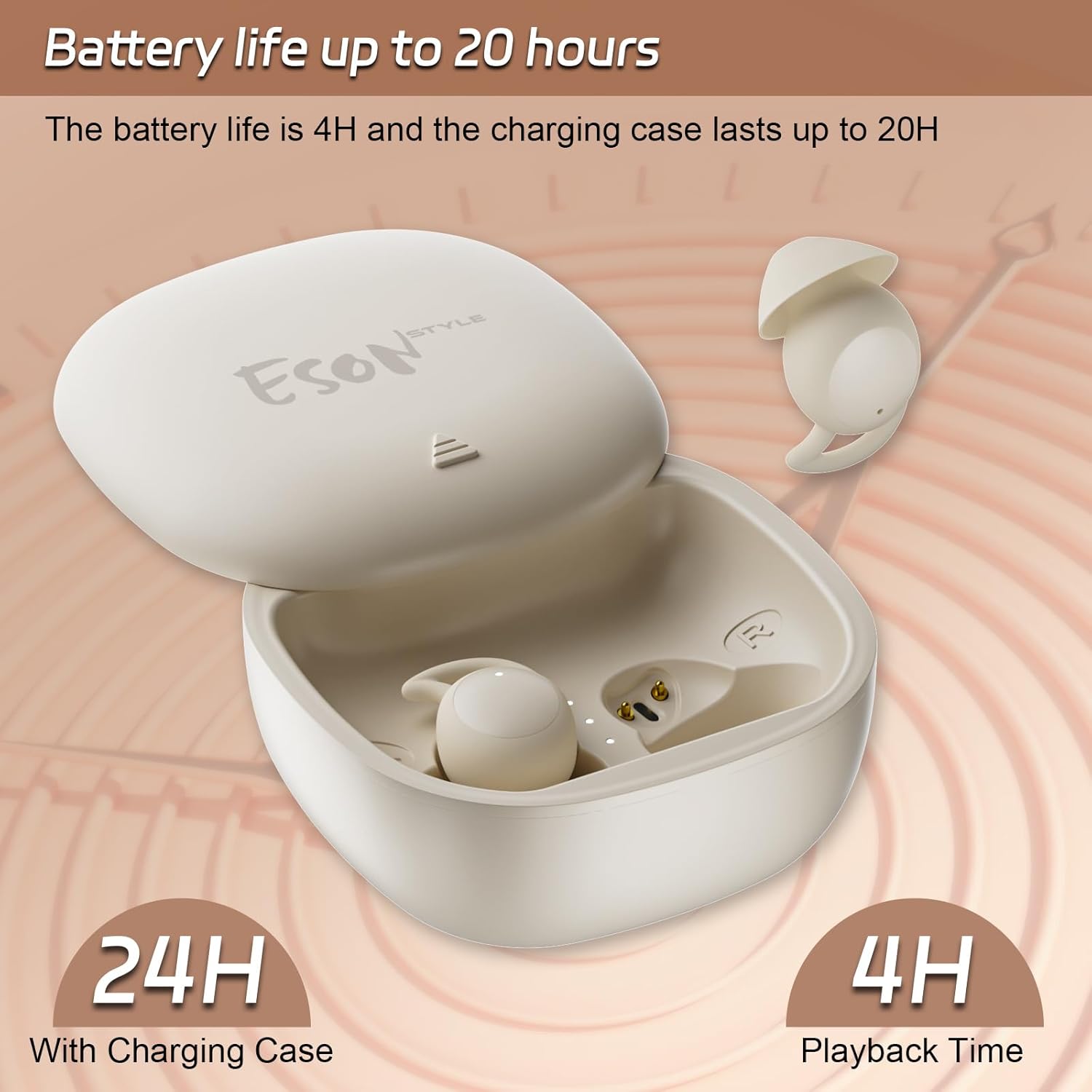 Thumbnail 5 de esonstyle Invisible Sleep Headphones: Comfortable Sleep Earbuds for Side Sleepers