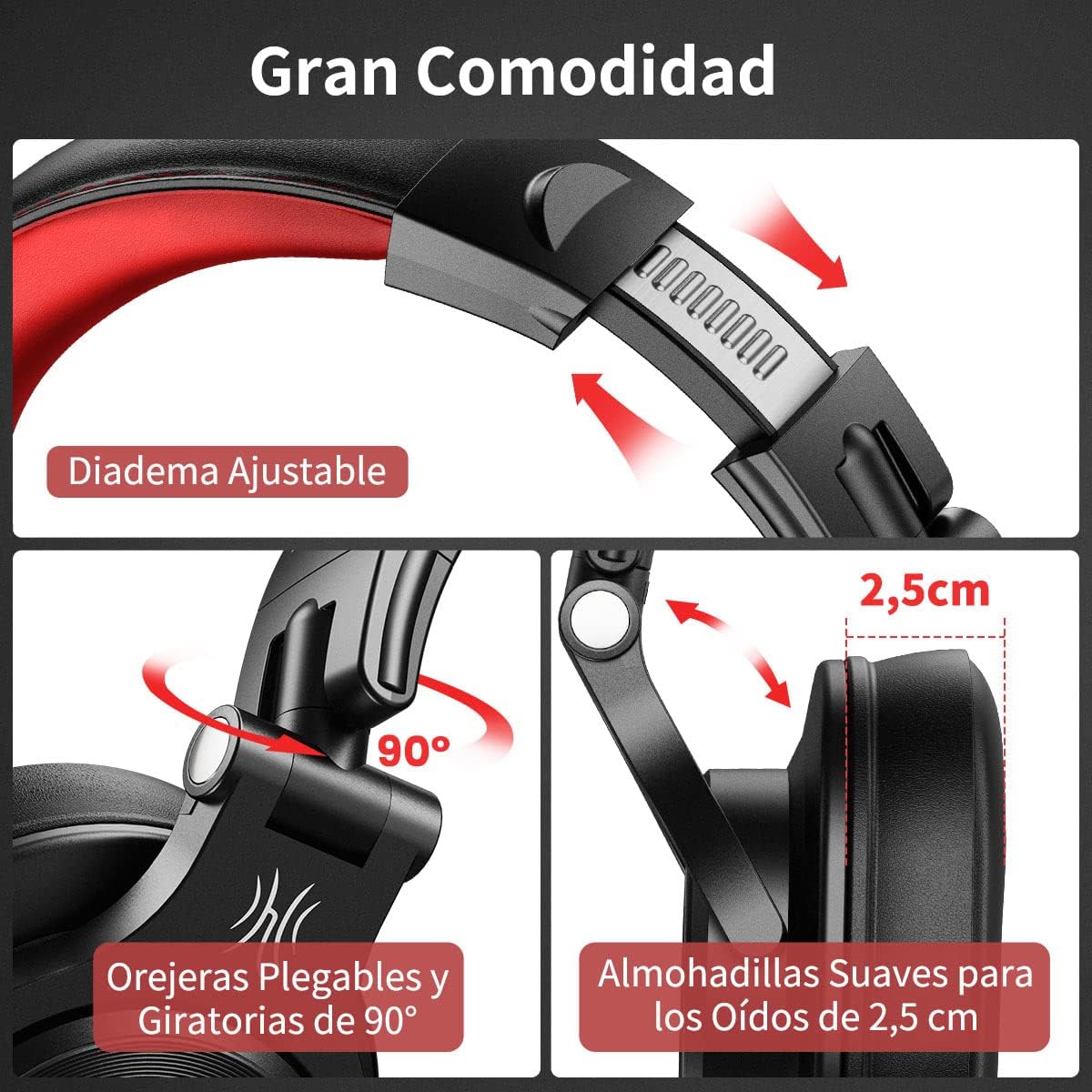 Thumbnail 6 de OneOdio A71 auriculares DJ 40 mm