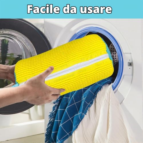 Detalle 2 de 2 Pezzi Sacchetto per Lavare Scarpe Zaknszan: Protezione e Cura durante il Lavaggio in Lavatrice