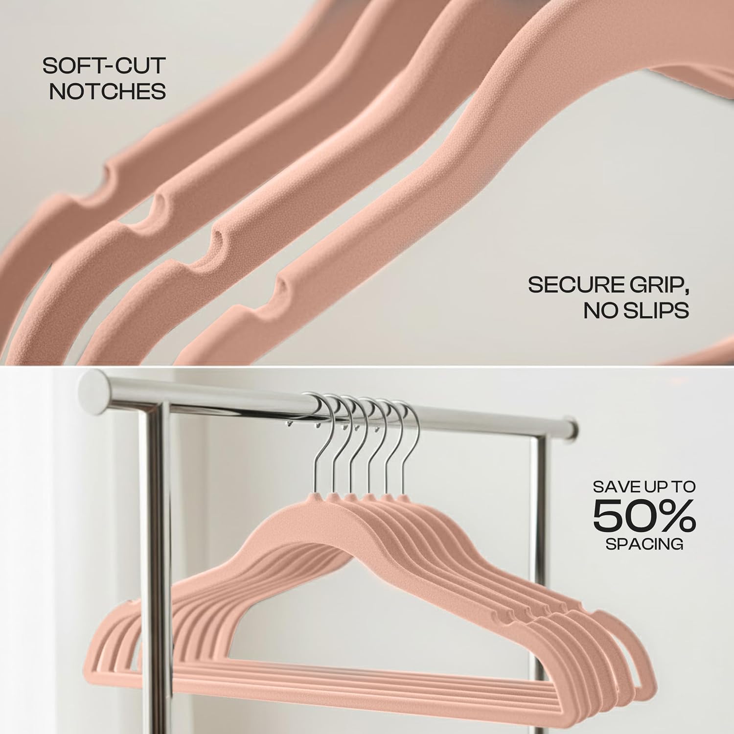 Detalle 2 de Appendini in velluto rosa Utopia Home 50