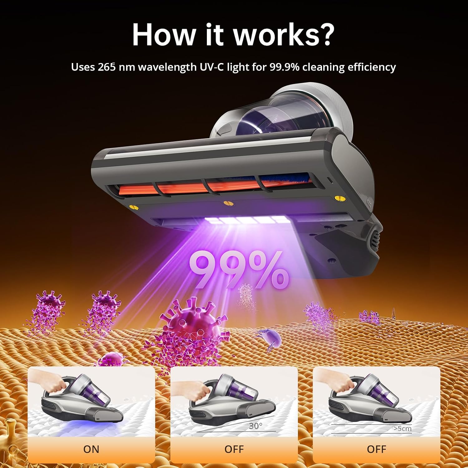 Thumbnail 4 de Jimmy JV35 Mattress Vacuum Cleaner 700W handheld vacuum 🧹