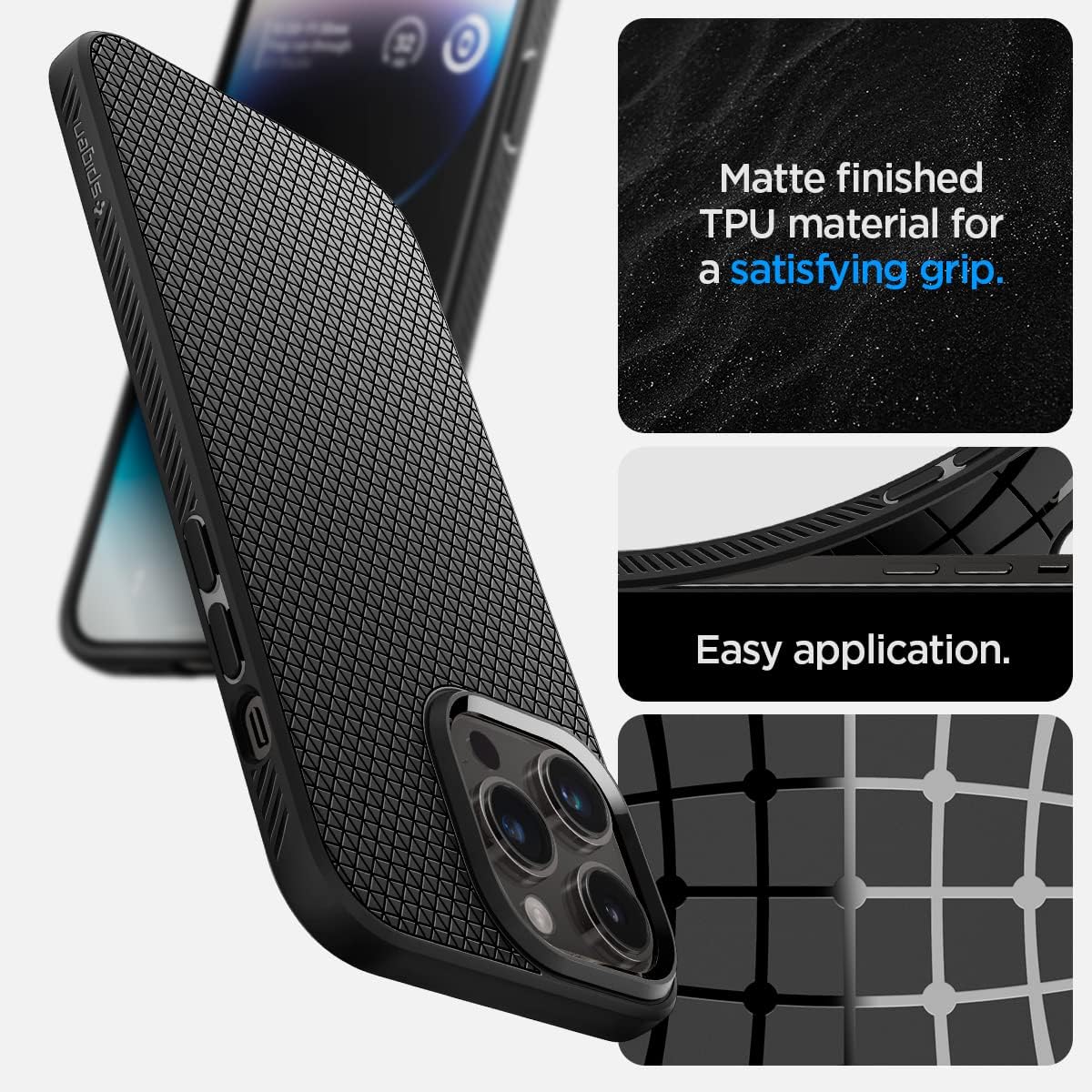 Thumbnail 3 de Spigen iPhone 14 Pro Max coque Liquid Air 6,7" — antidérapante