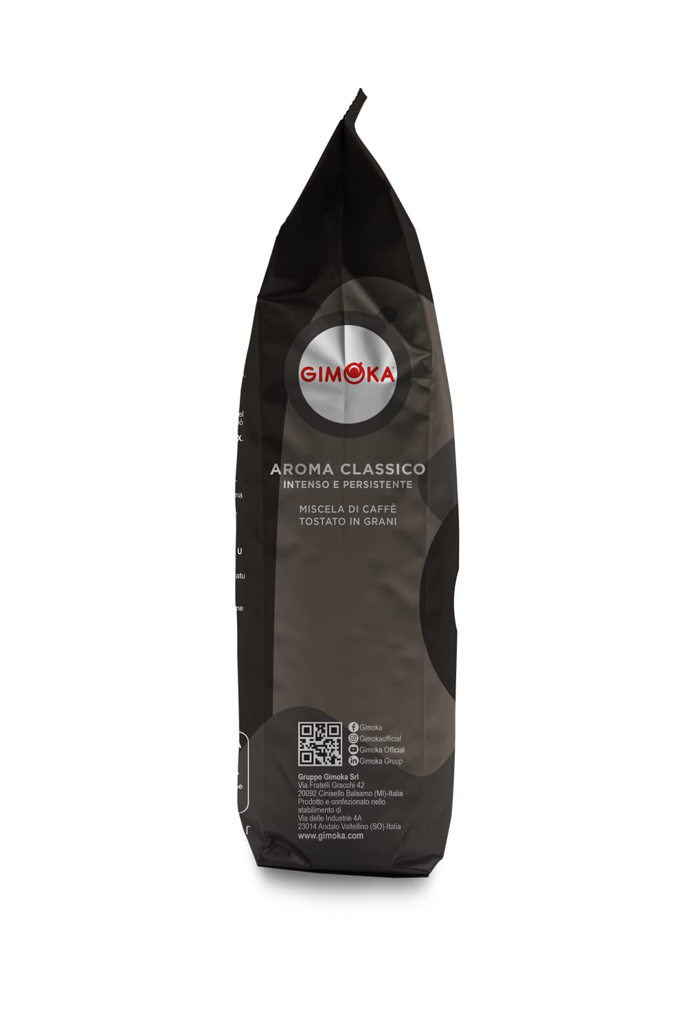 Detalle de Gimoka Kaffeebohnen Classico Mischung – 1 kg, Intensität 10, hergestellt in Italien