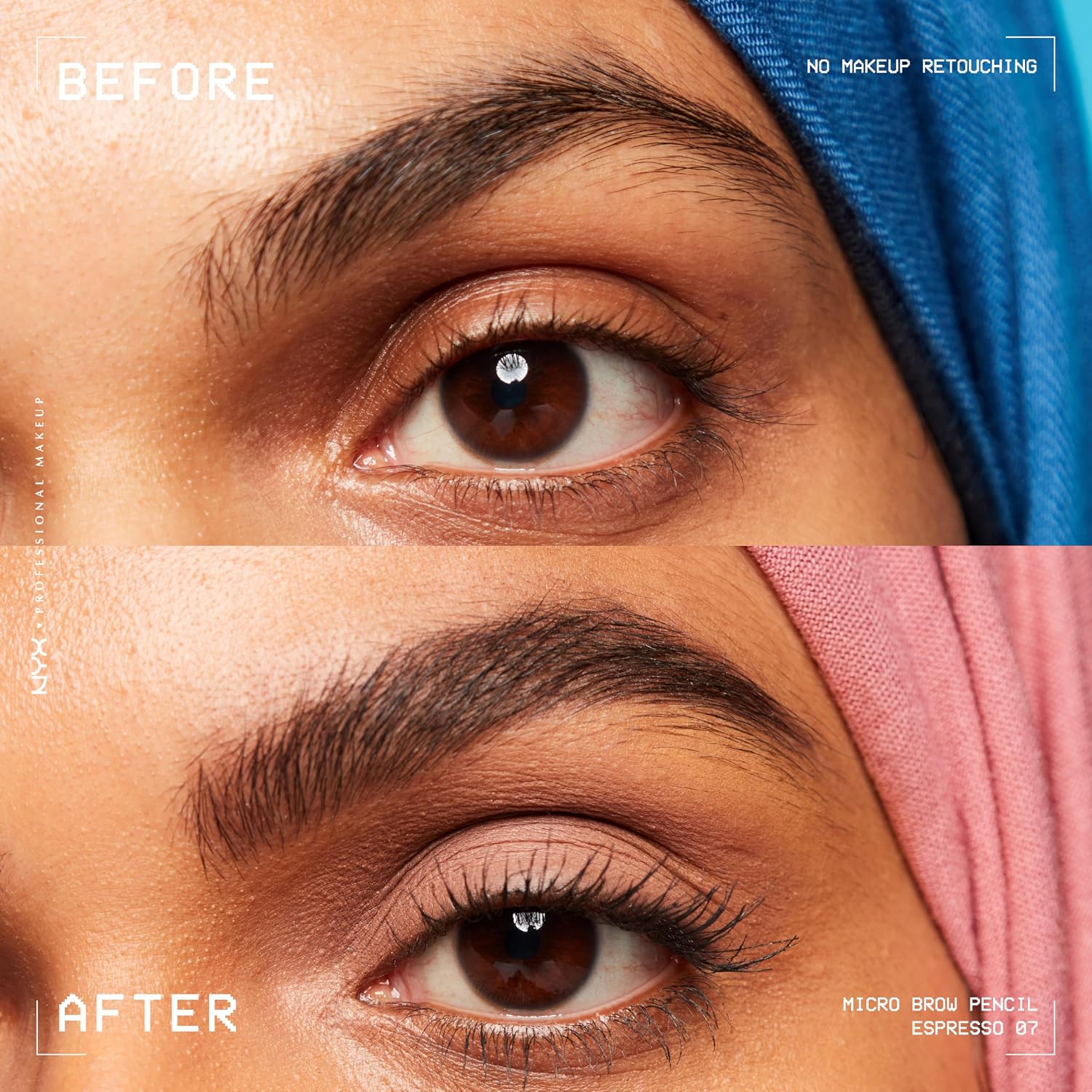 Detalle de NYX Professional Makeup Matita sopracciglia Micro Brow Pencil Espresso: definizione precisa con due lati