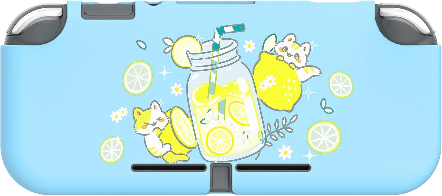 Thumbnail 2 de PlayVital Lemonade Kitty Custom Protective Case for Nintendo Switch Lite