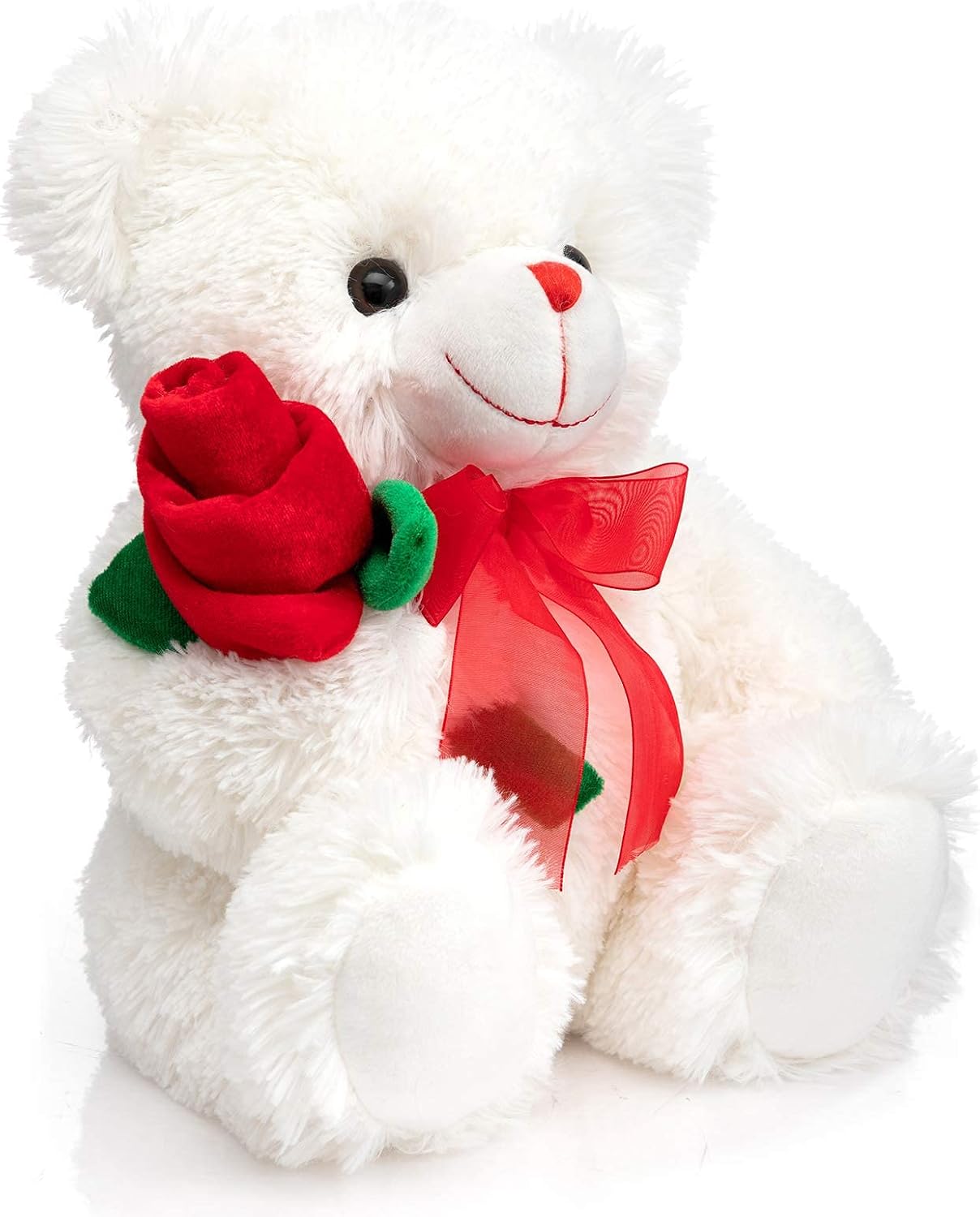 Thumbnail 2 de BEJOY Teddy Bear Rose Bear 12in White