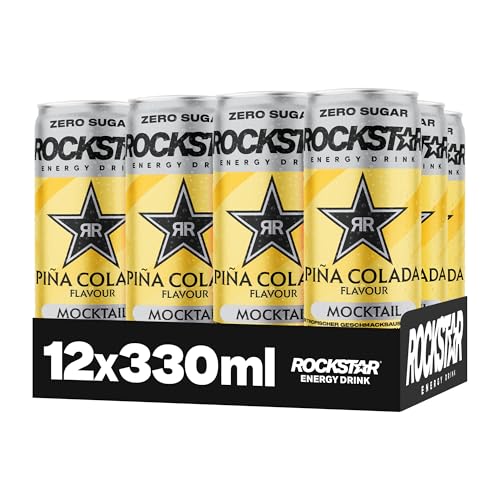 Thumbnail 1 de Rockstar Energy Drink Mocktail Piña Colada Zero Sugar, 12x330ml – alkoholfrei, zuckerfrei