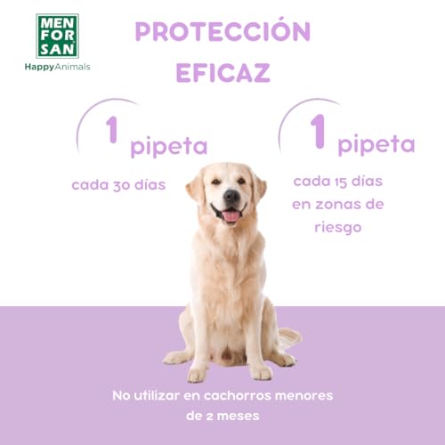 Thumbnail 5 de MENFORSAN Pipetas Anti-Insectos para Perros con Margosa, Geraniol y Lavandino (2 unidades, 1,5 ml cada una)