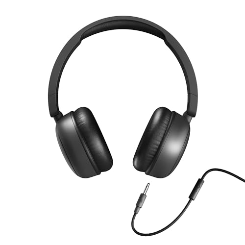 Detalle de Energy Sistem Auriculares de Diadema (Negro) con plástico 100% reciclado, cable extraíble y micrófono
