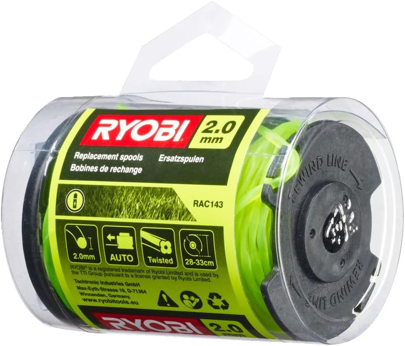 Thumbnail 1 de RYOBI RAC143 Bobine filo ritorto 2 mm 3 pezzi