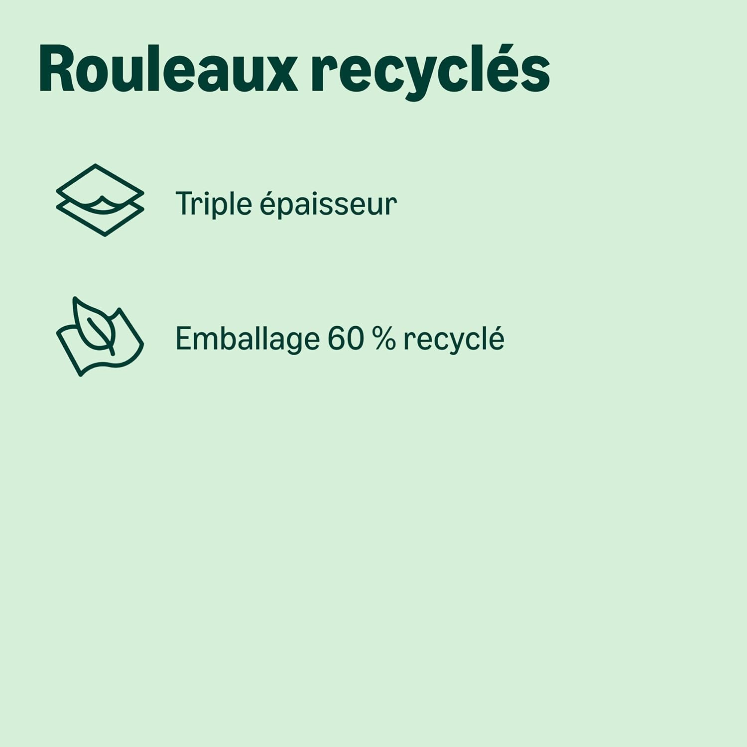 Thumbnail 4 de by Amazon Papier Toilette — 3 épaisseurs, 100 % recyclé, doux et résistant (48 rouleaux, 6 paquets de 8)