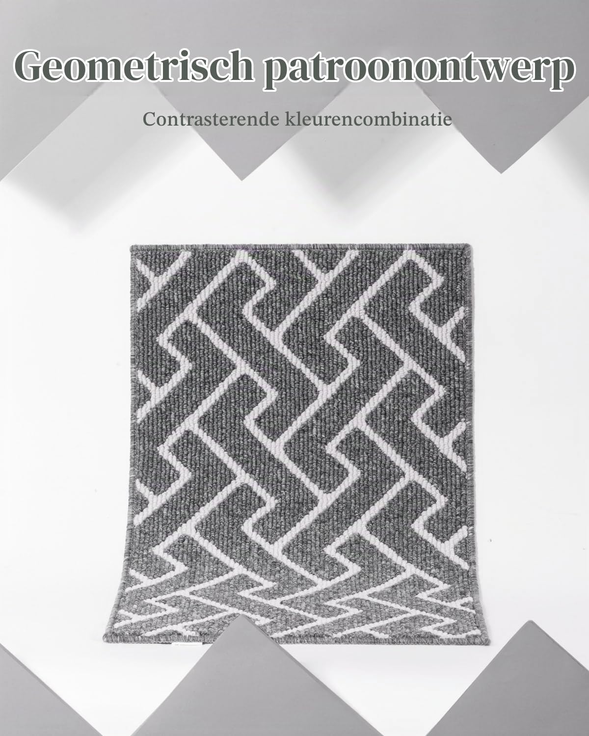 Detalle 2 de Biscpro YFFS-5080-Grey binnen deurmat 50 x 80 cm, wasbaar en antislip