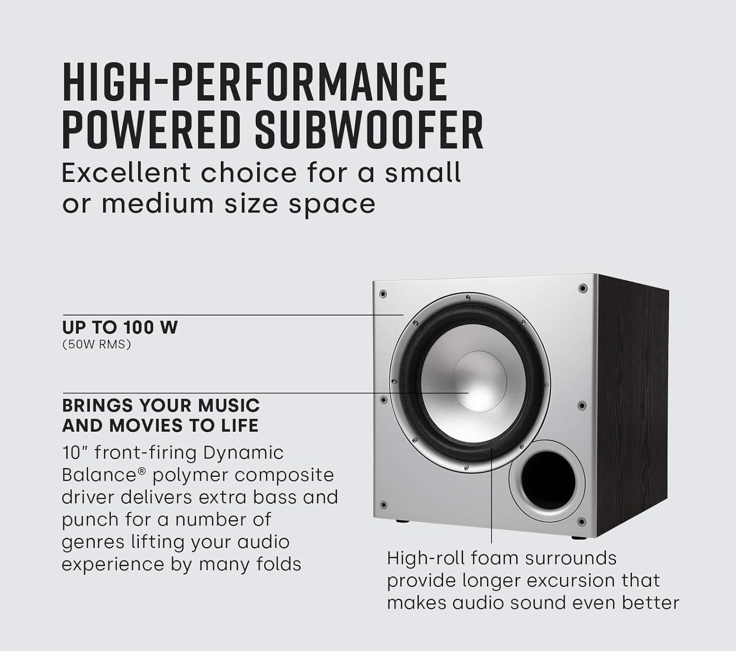 Thumbnail 1 de Polk Audio PSW10 10" Subwoofer 100W 🔊