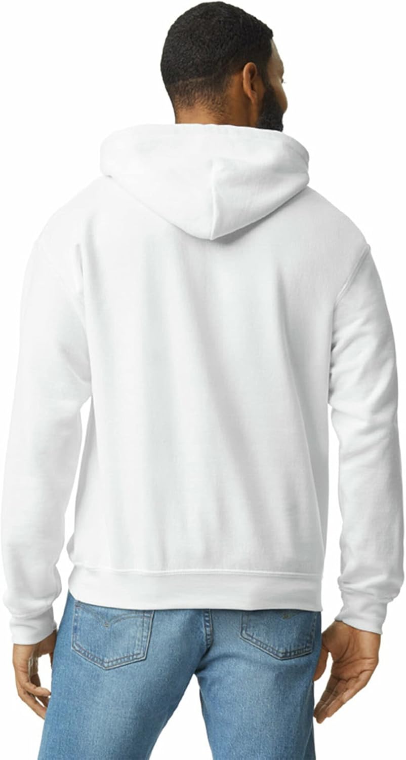 Detalle de Gildan Felpa in Pile con Cappuccio G18500 Uomo (Pacco da 1)