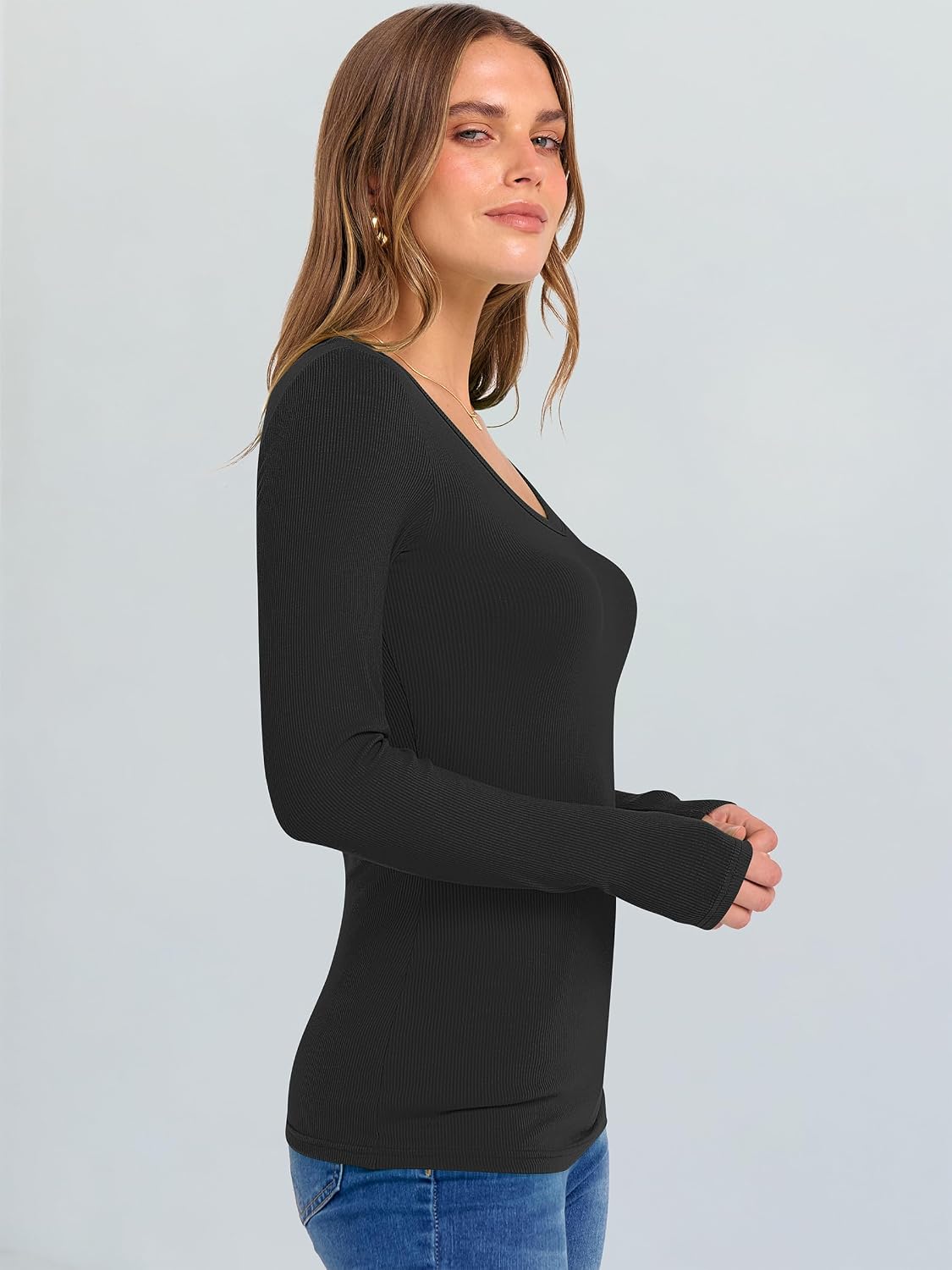 Thumbnail 2 de ANRABESS Long Sleeve Shirts 2026