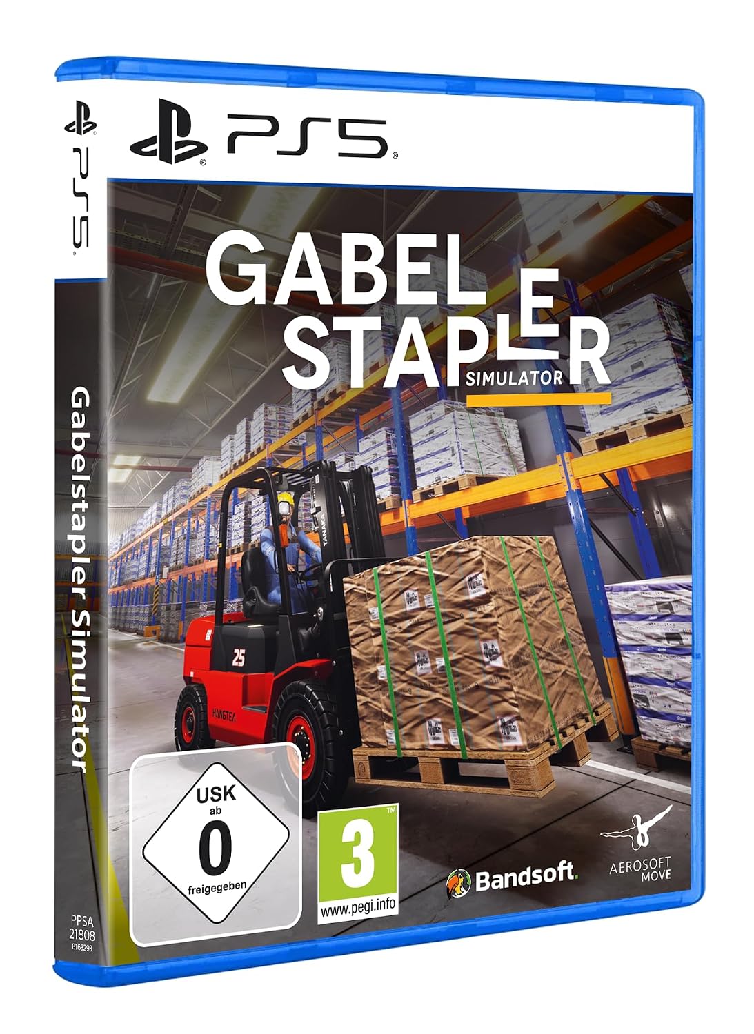 Detalle de Aerosoft Gabelstapler Simulator – PS5: Realistische Logistik-Simulation mit Karriere- und Endlosmodus