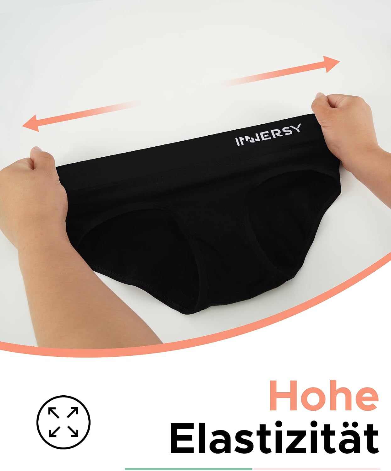 Detalle de INNERSY Panty Mädchen 6er Pack 🩲