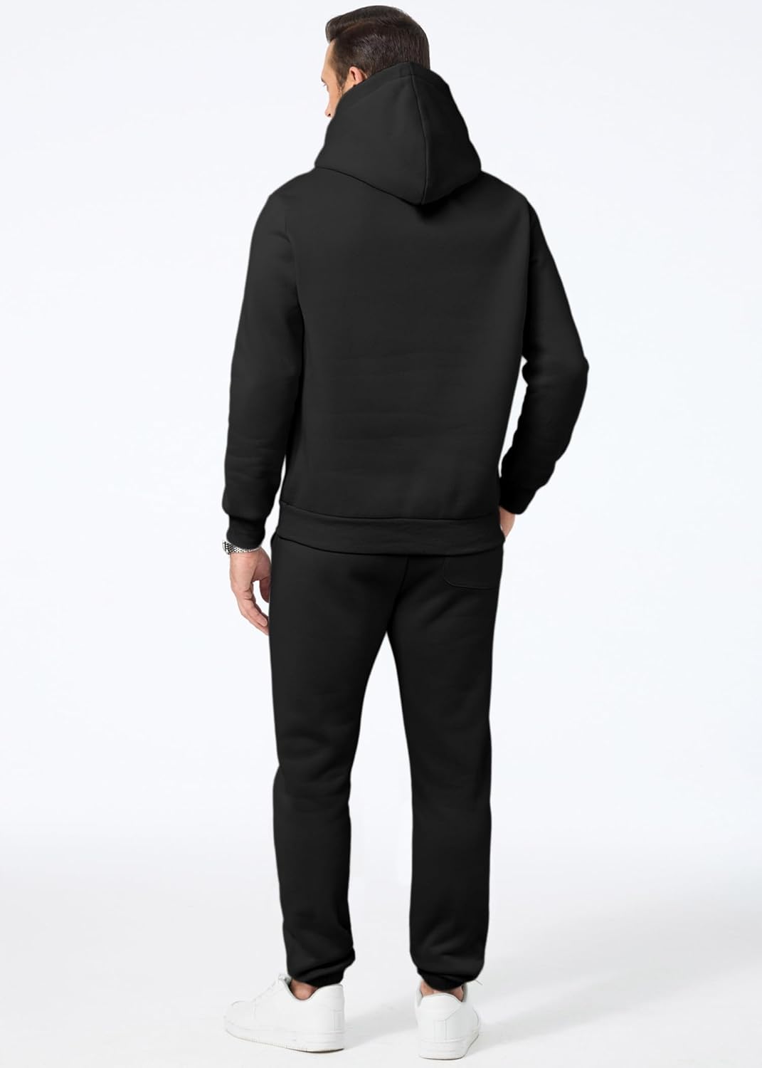 Thumbnail 2 de JMIERR Men’s 2-Piece Hoodie Sweatshirt & Joggers Tracksuit Set