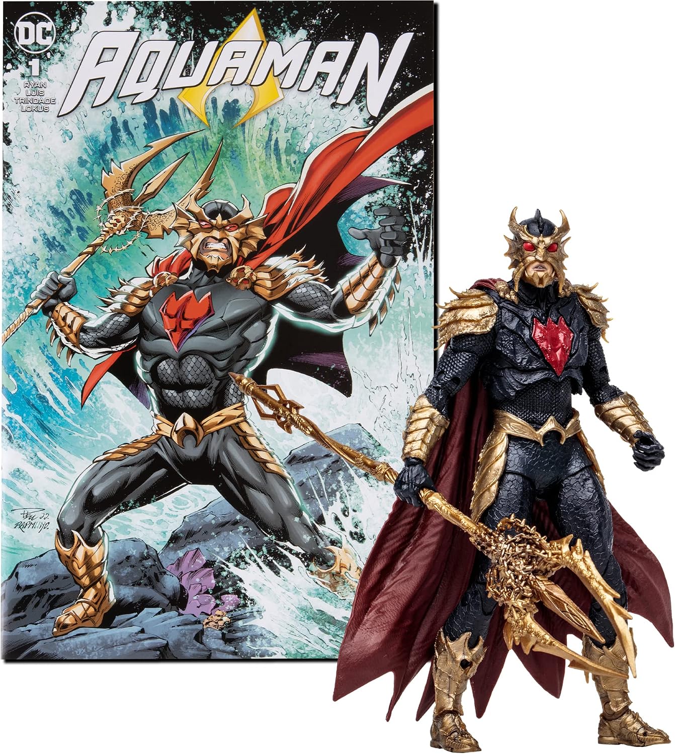 Detalle de McFarlane 15913 DC Direct Page Punchers Ocean Master 7-Inch Action Figure