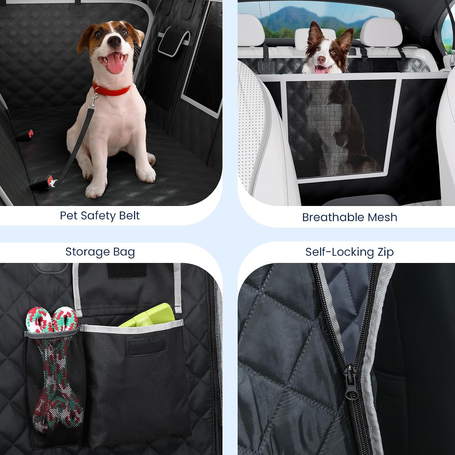 Thumbnail 6 de Pecute Car Dog Cover waterproof universal car seat protector