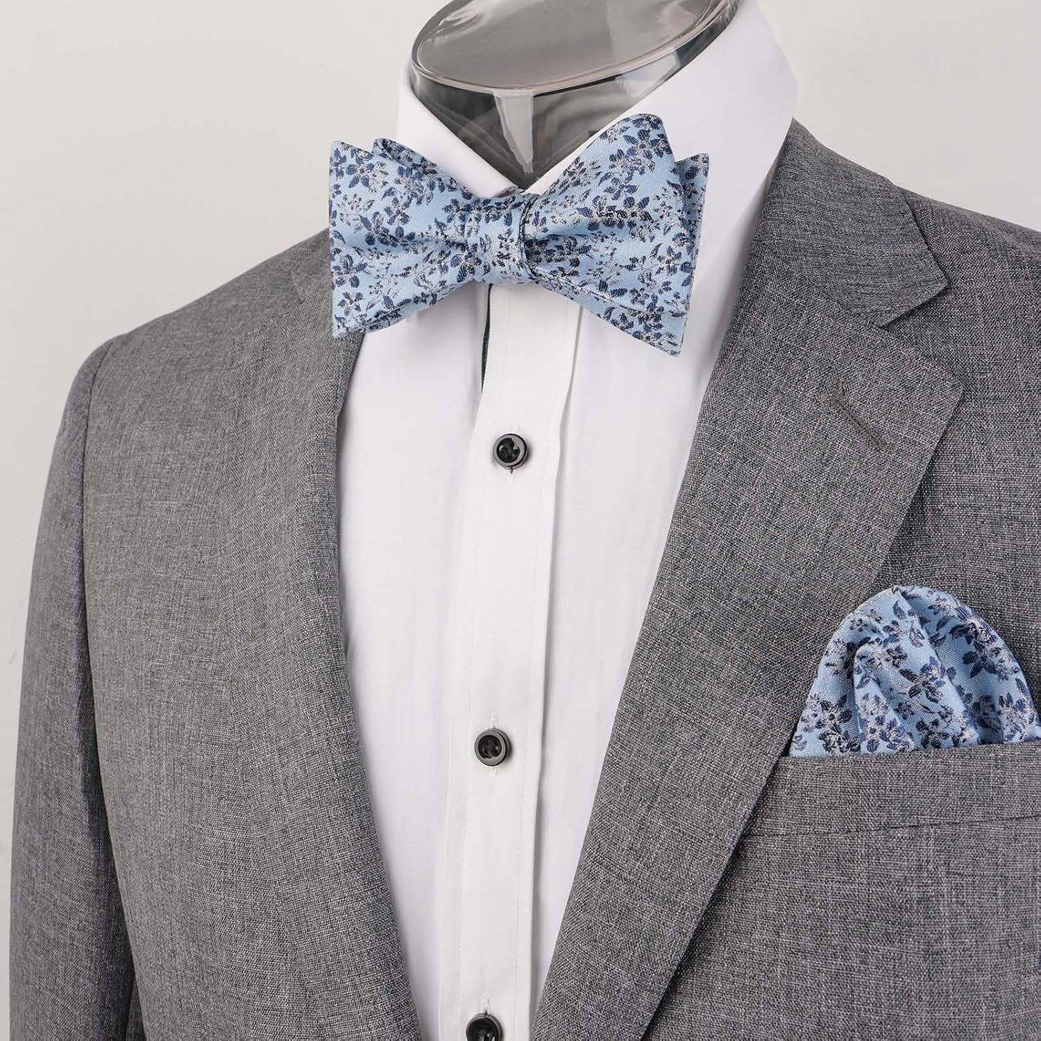 Detalle 2 de Alizeal Floral Bow Tie Set