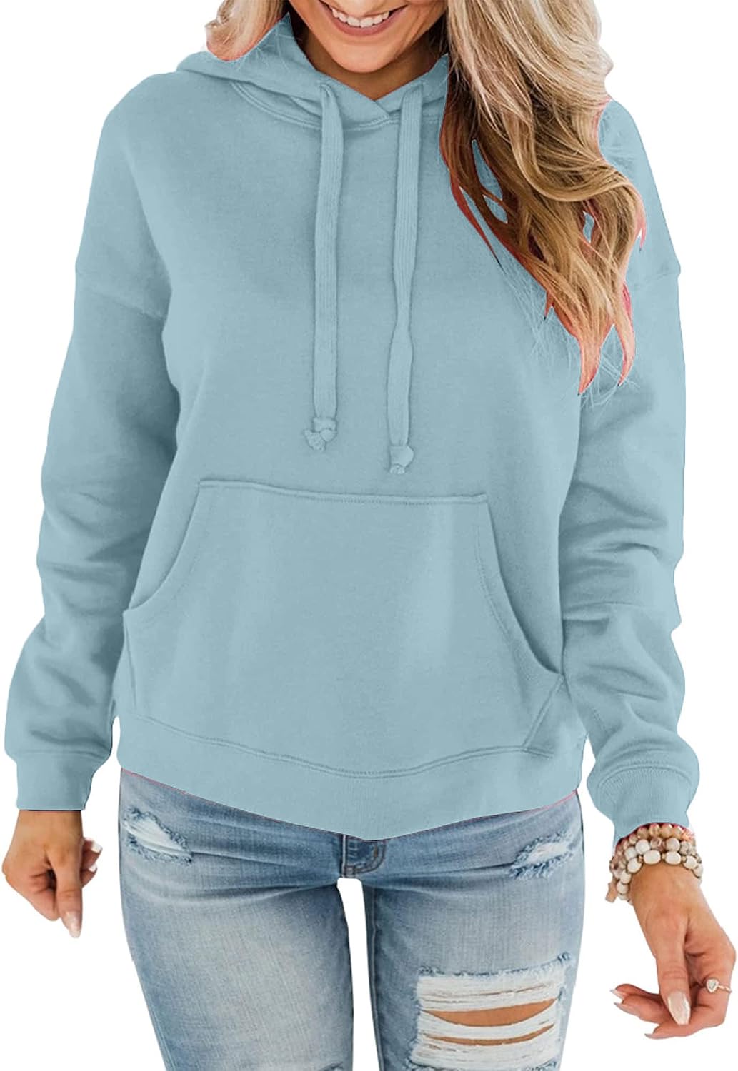 Thumbnail 6 de EUHOM Hoodie Damen Kapuzenpullover Baumwolle