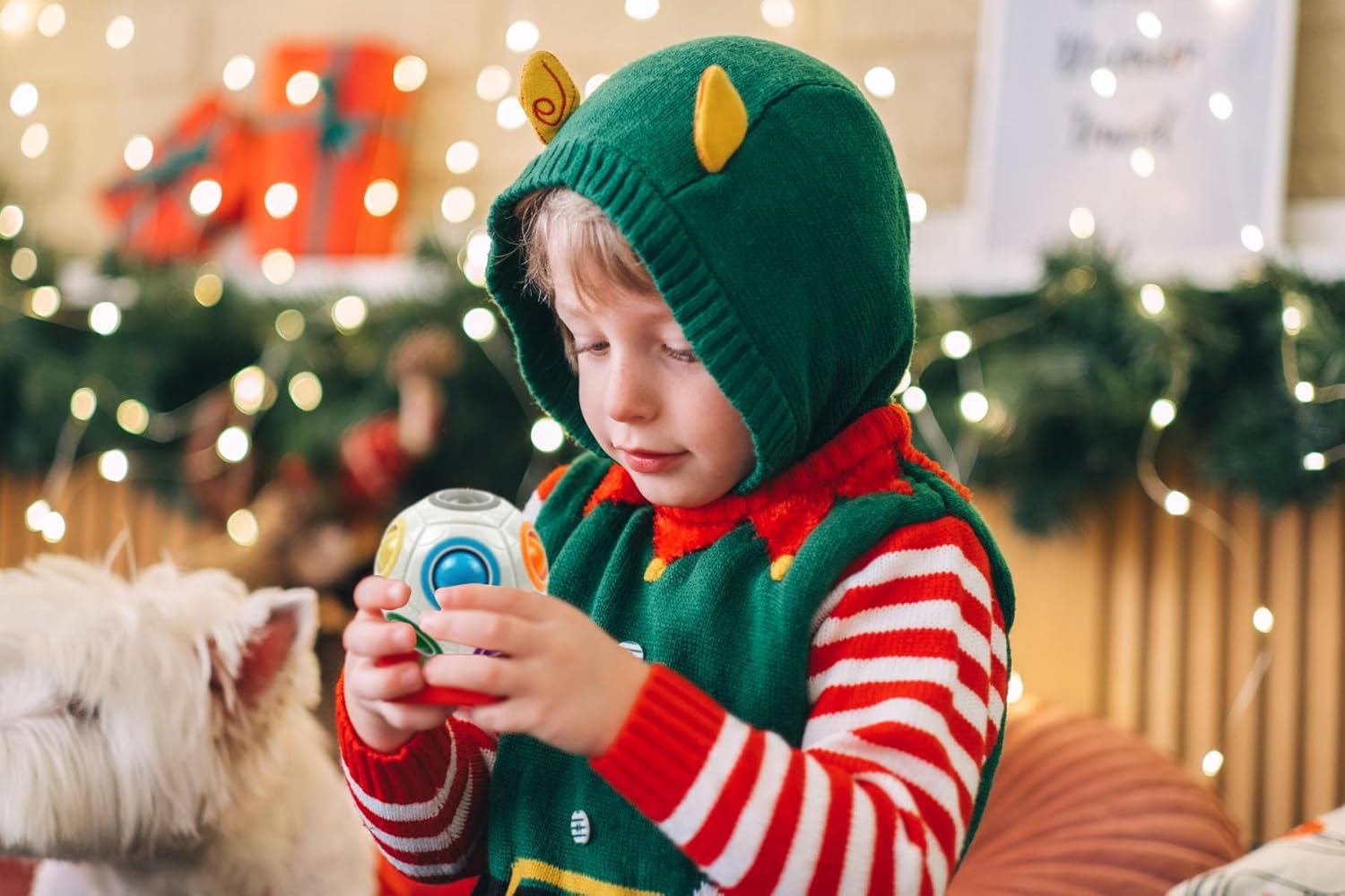 Detalle 2 de EACHHAHA 2er-Set Regenbogen-Magic-Ball (Geschicklichkeitsspiel) – für Kinder & Erwachsene