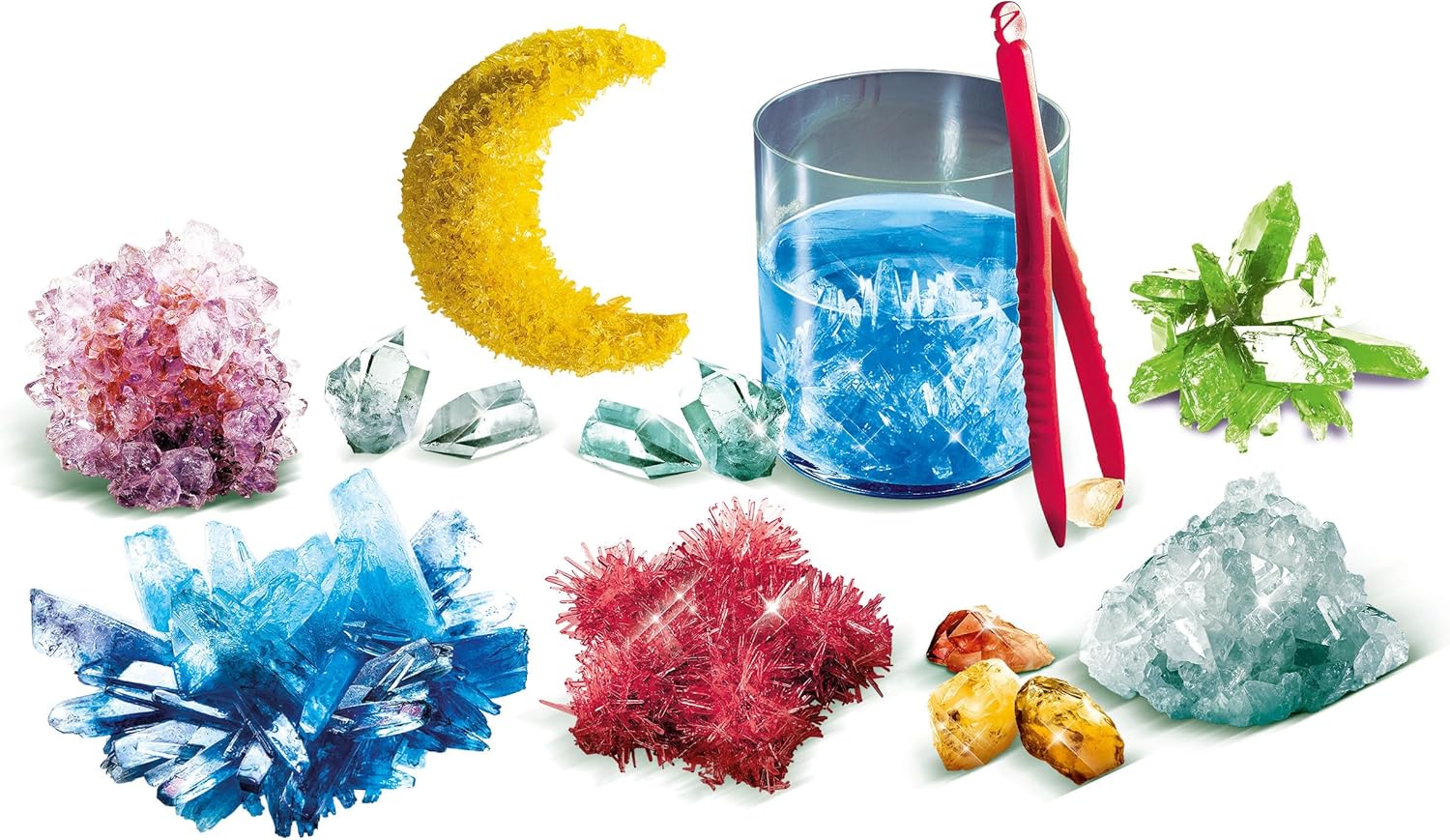 Thumbnail 1 de Clementoni Laboratorio Cristalli “Cristalli Giganti” (Scienza e Gioco Lab) in italiano, esperimenti di mineralogia per bambini 8+ (19232)