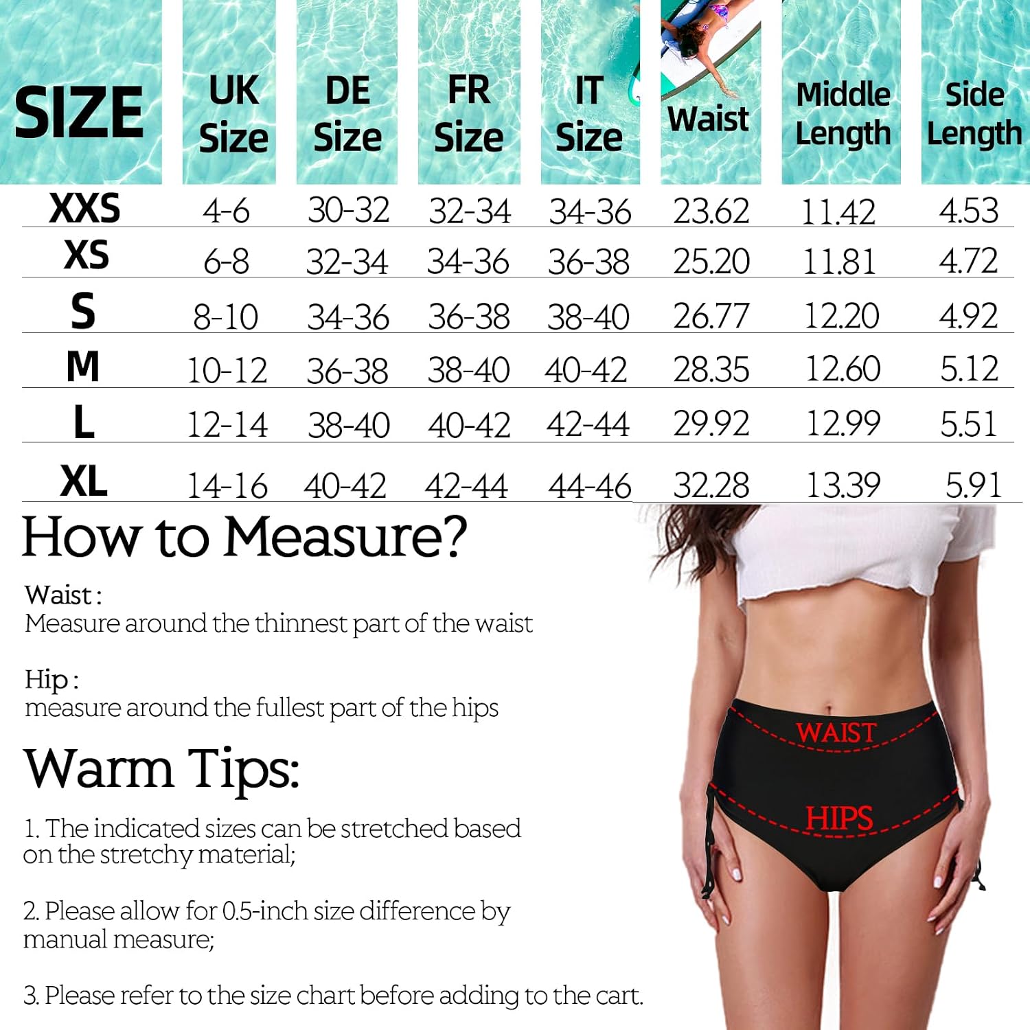 Thumbnail 6 de BIOECEUA Period Pants for Women Swimming