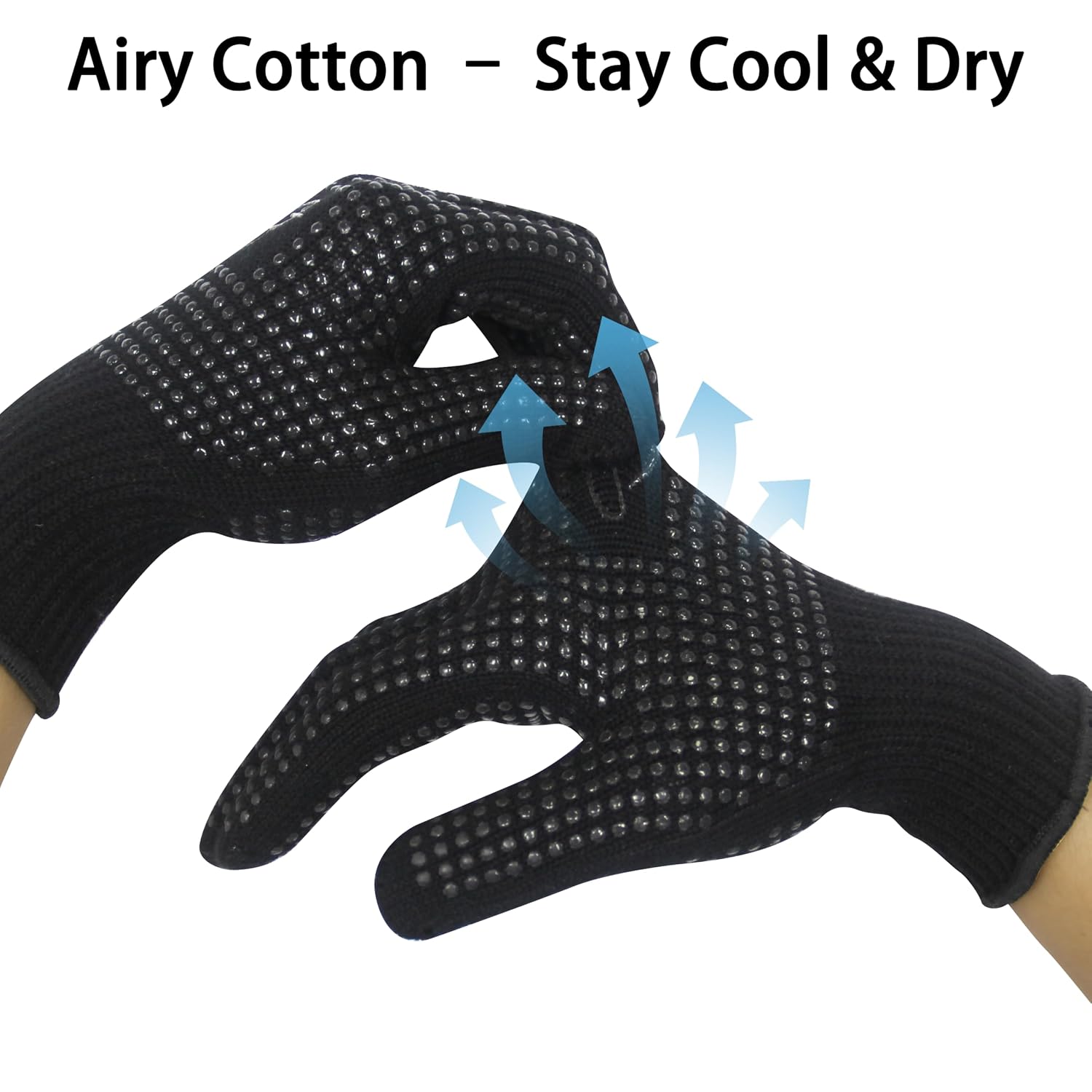 Thumbnail 5 de ANGENIL Heat Resistant Gloves for Hair Straighteners (2 Pack) – Silicone Anti-Slip Heat Protection Gloves