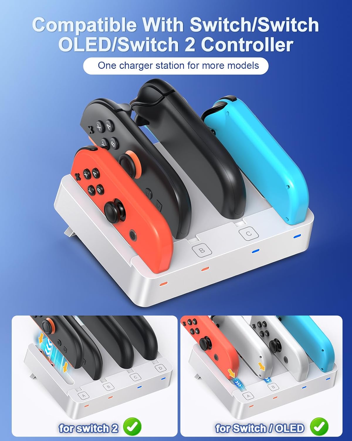 Detalle 2 de Controller Charging Dock for Switch 2
