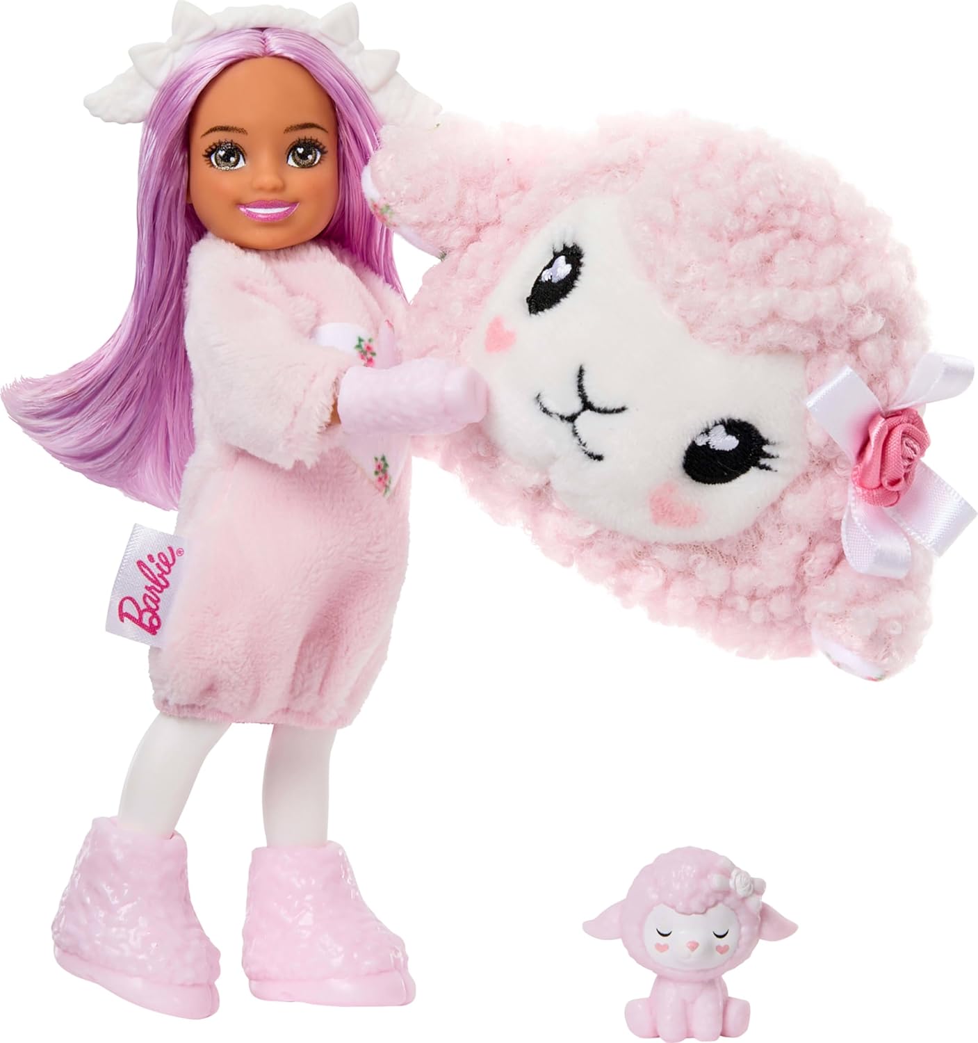 Thumbnail 4 de Barbie Chelsea Cutie Reveal Care Bears Serie 2 (JMW63), mini bambola con costume in peluche e 6 accessori sorpresa