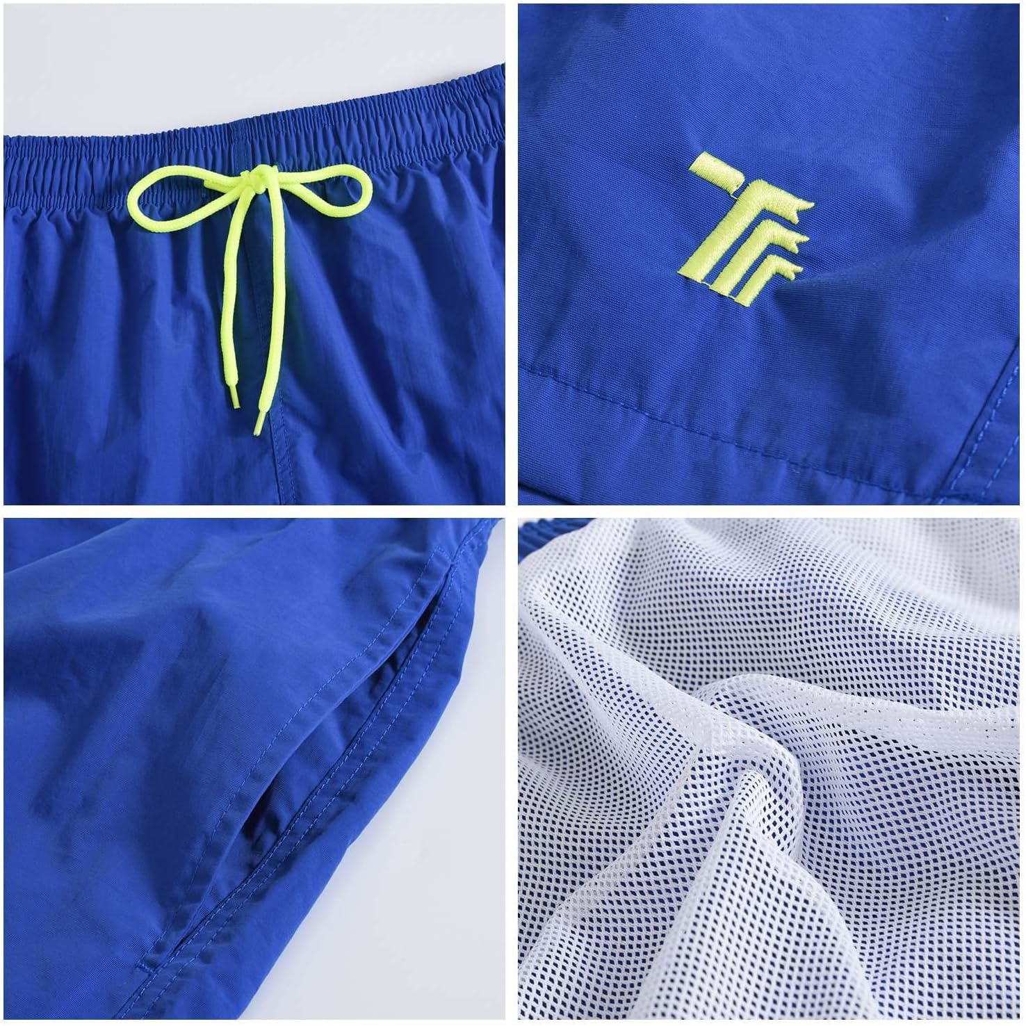 Detalle de Rdruko Men's Swim Trunks, Quick-Dry Lined Board Shorts with Pockets