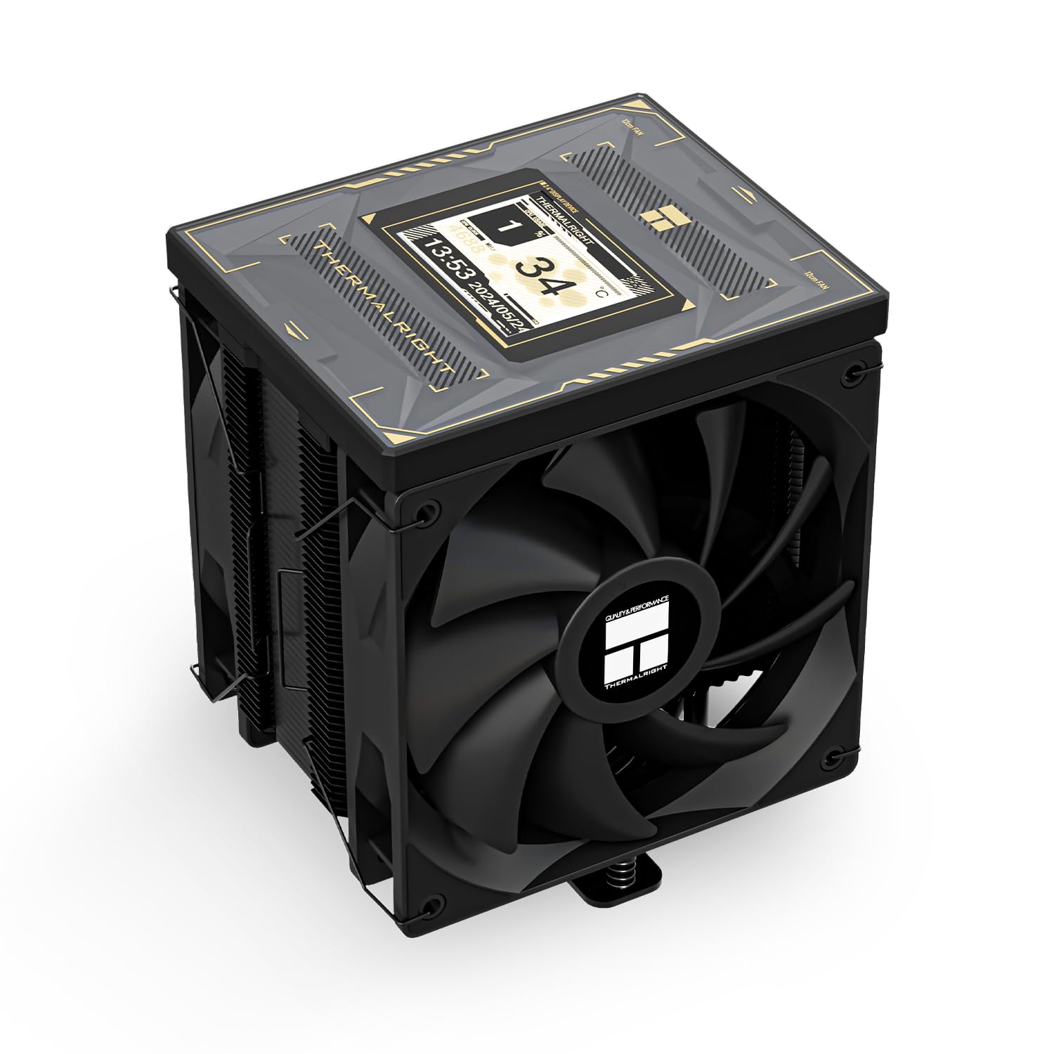 TR-Burst Assassin 120 Vision (écran LCD IPS 2,4" 320×240) radiateur CPU avec double ventilateur 12 cm