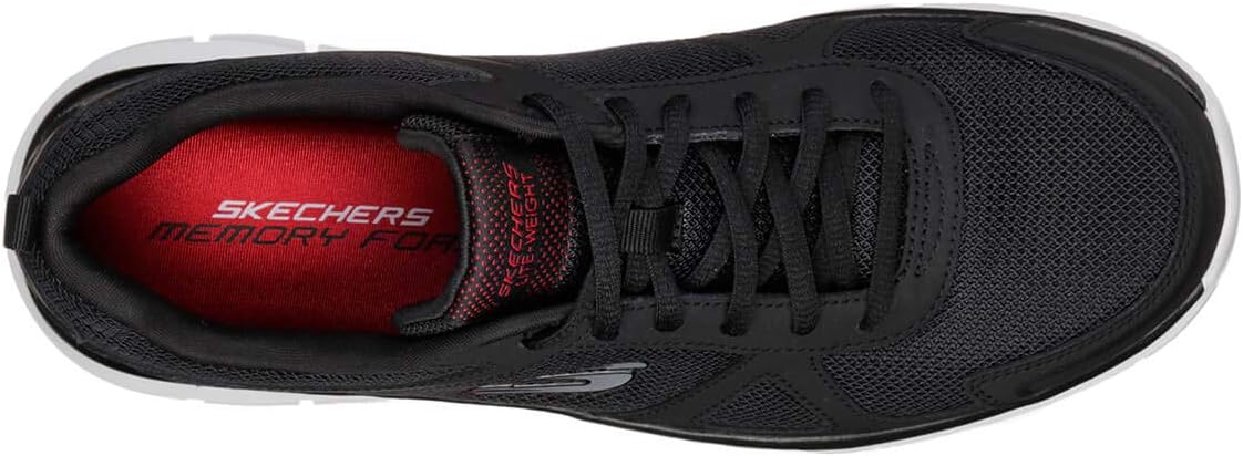 Detalle de Skechers Sport Track SCLORIC Herren Laufschuh BKRD – Black Red, 44 EU