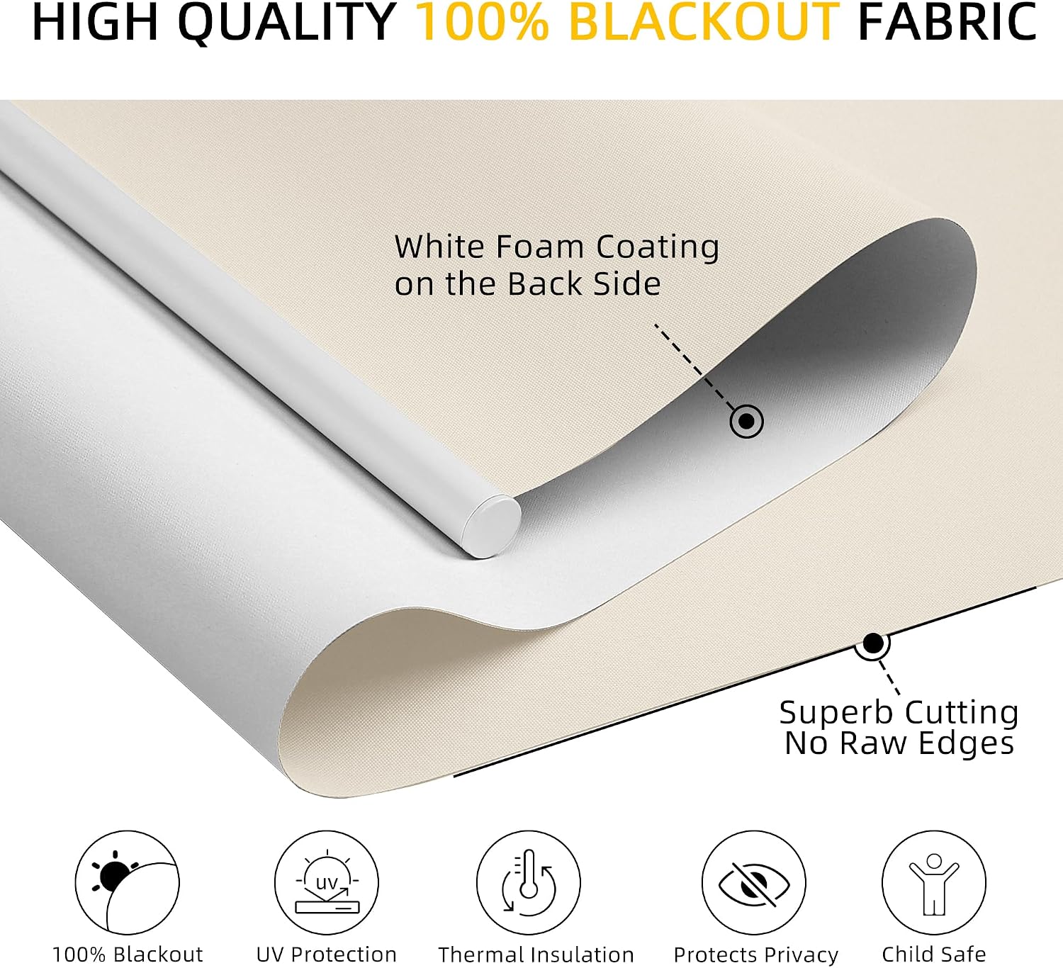 Thumbnail 2 de Cordless Blackout Roller Shades 35 x 72 in