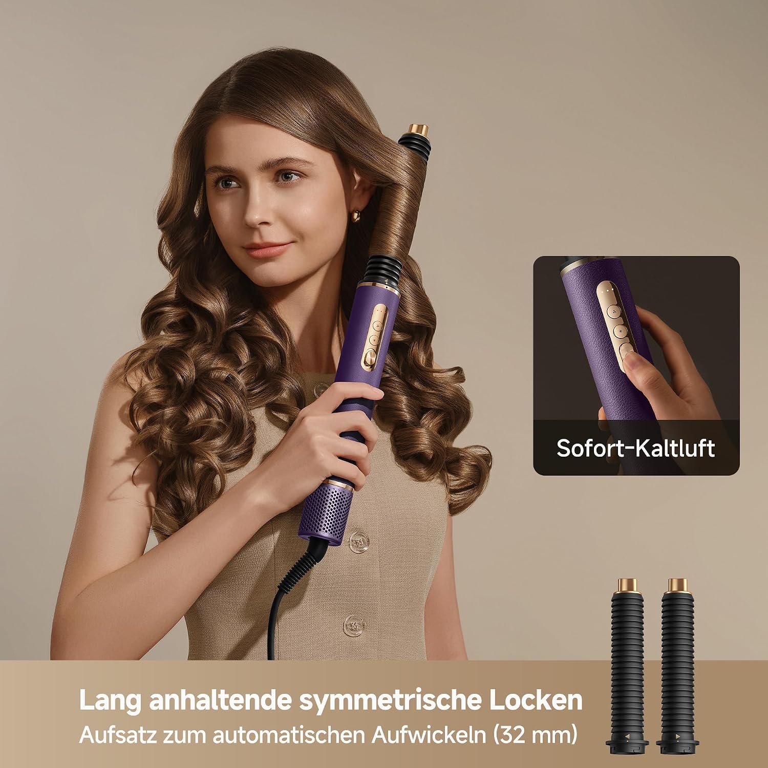 Detalle de dreame AirStyle Pro 2 – 7-in-1 Haartstyler mit konzentriertem Luftstrom und Kaltluftfixierung