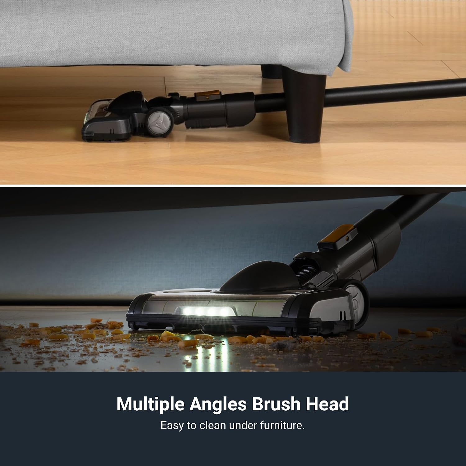 Detalle 2 de Eureka NEC285GR Cordless Stick Vacuum, 250W Motor, LED Headlight, 40-Minute Runtime