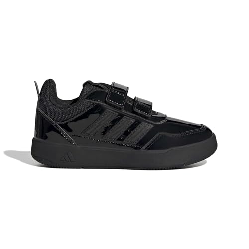 Detalle de adidas Tensaur Sport 3.0 Hook & Loop – Kinder Sneakers, Core Black/Matte Black, Gr. 33 EU