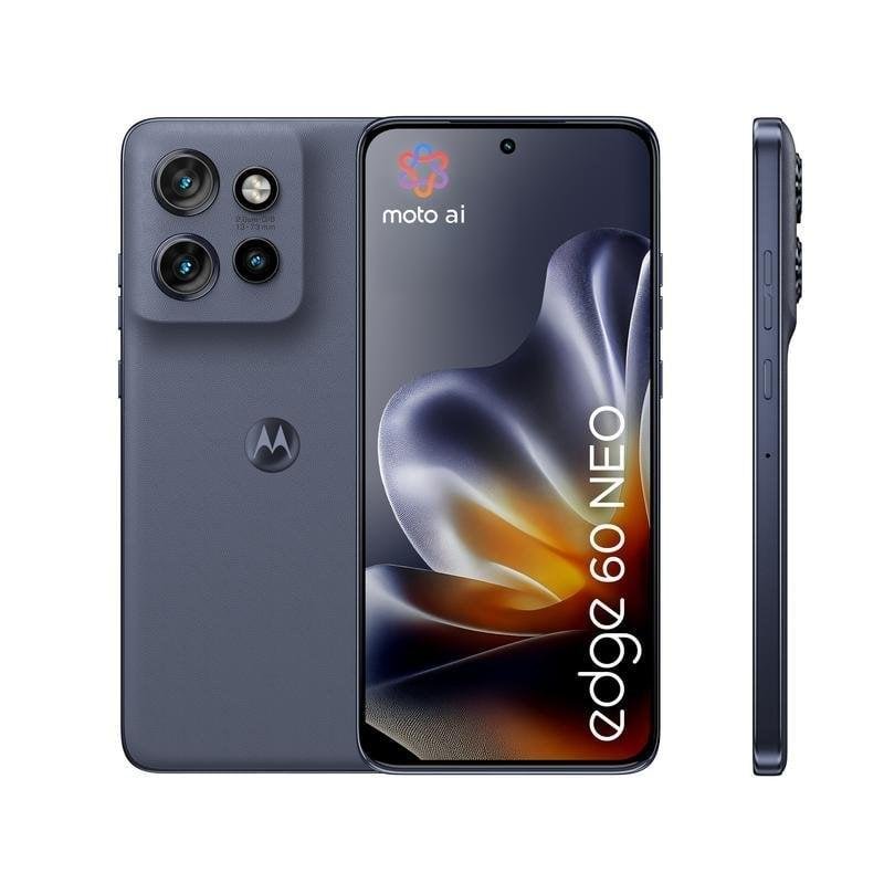 Detalle de Motorola Edge 60 Neo 5G, móvil de 256 GB, 8 GB RAM y pantalla AMOLED de 6,36