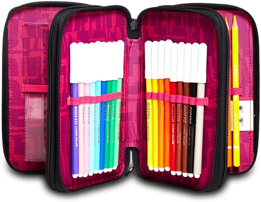 Thumbnail 1 de Seven trousse à crayons à 3 compartiments, XXL Fantasy (12,5 x 20 x 7 cm) — stylos, marqueurs et fournitures scolaires