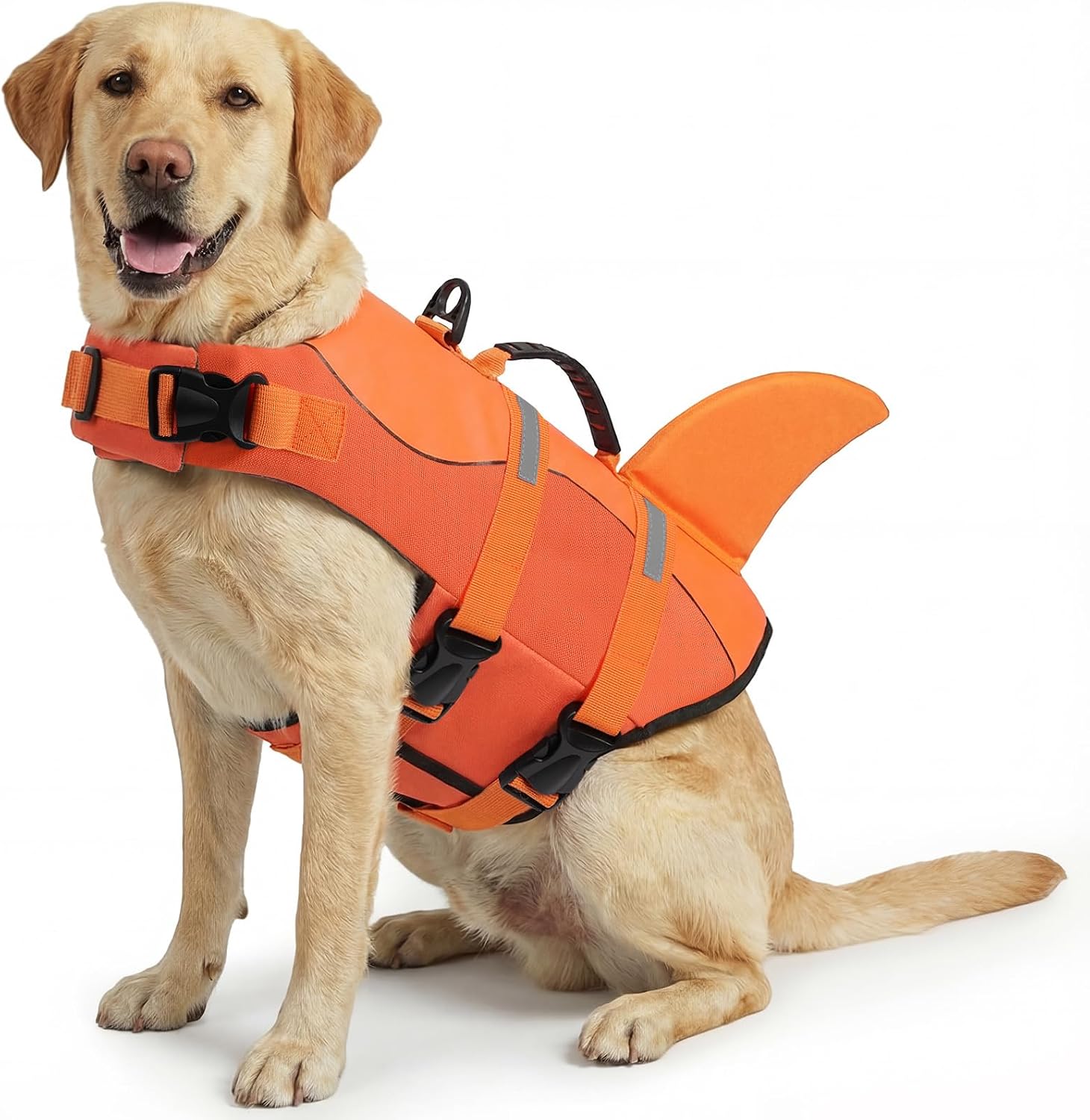 Detalle de ASENKU Giubbotto Salvagente per Cani: sicurezza e comfort per ogni nuotata