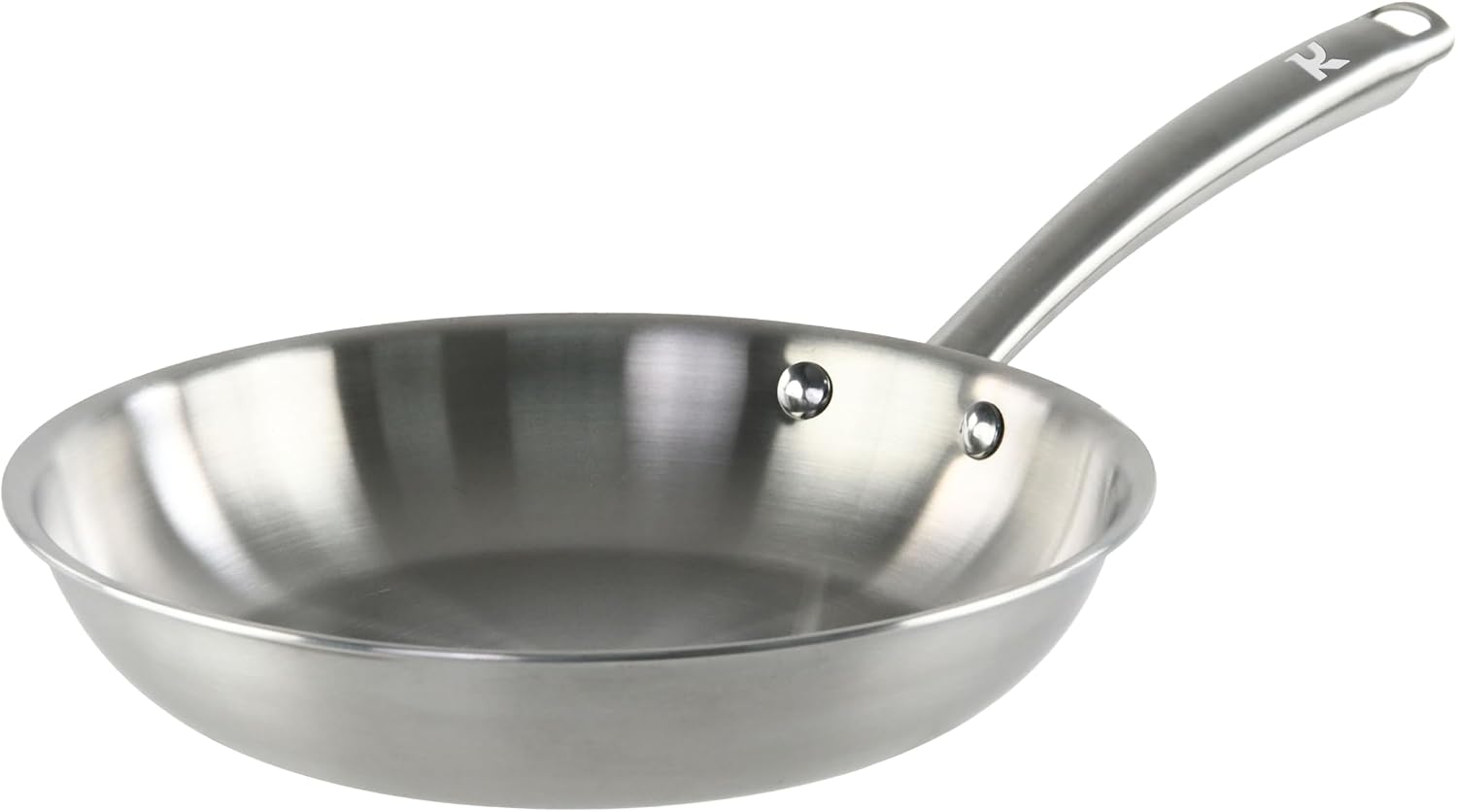 Detalle de KAMBERG 0008272 patelnia Triply Ø28 cm ze stali 18/10, bez powłoki