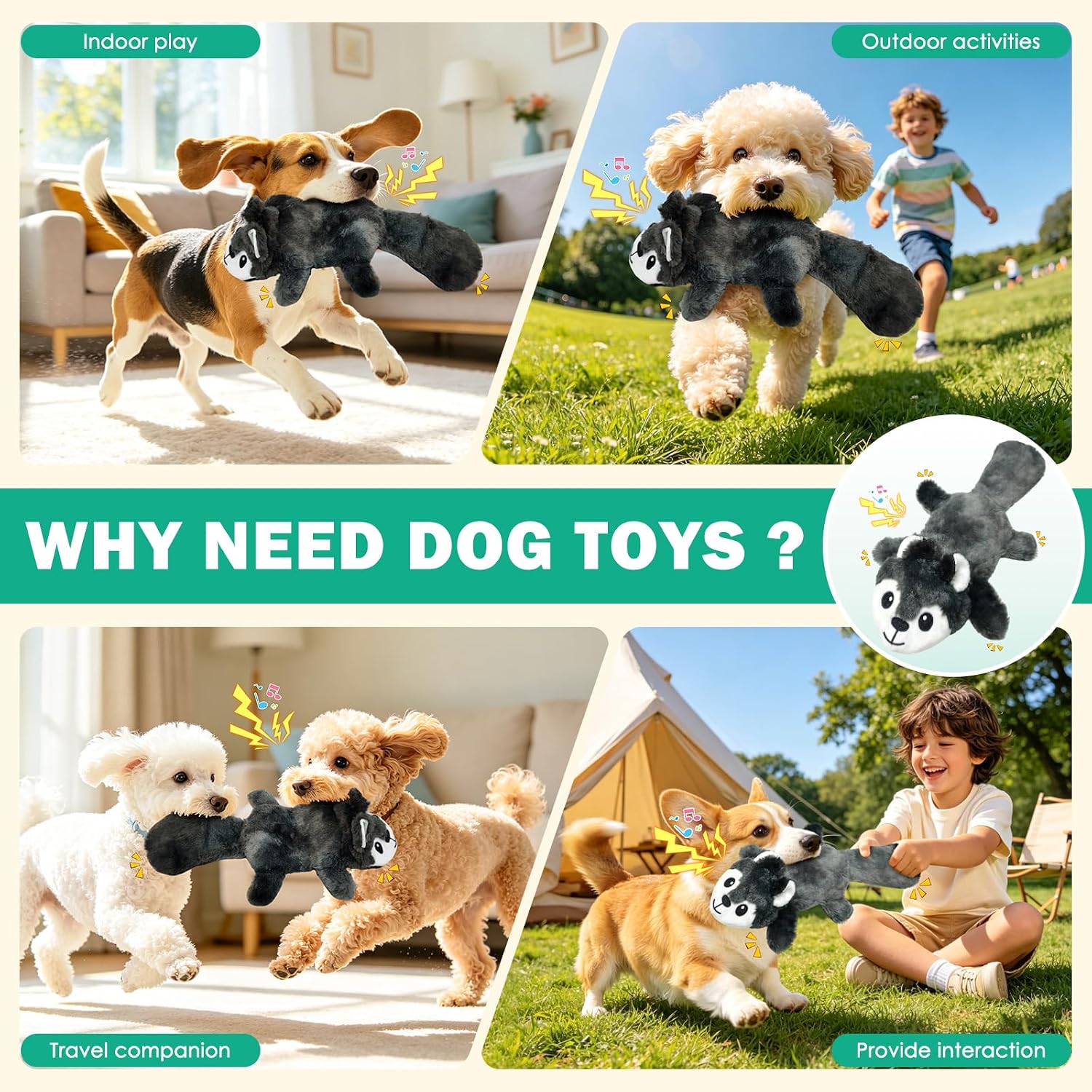 Detalle 2 de Fuufome Dog Toy, Plush